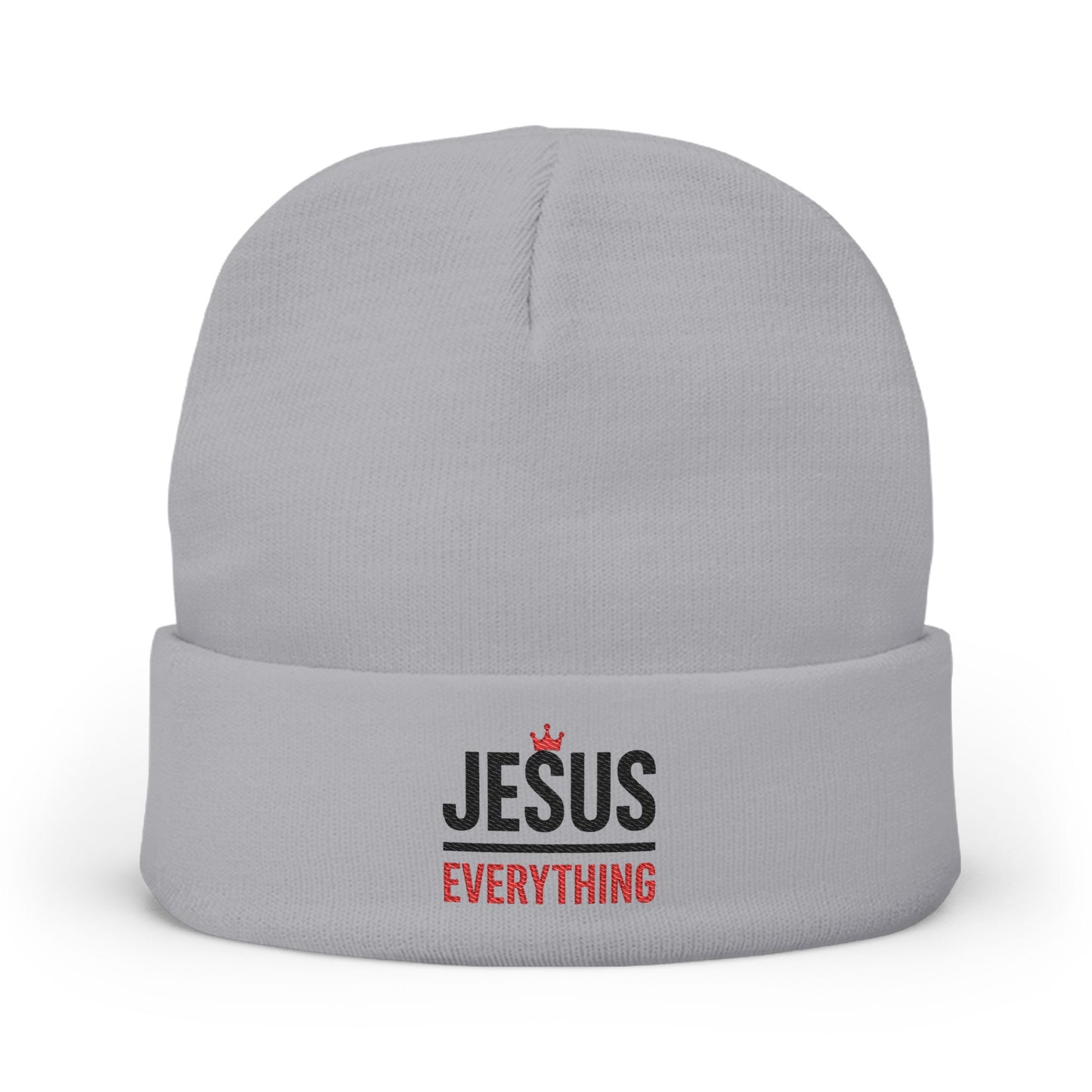 Embroidered Beanie - Jesus over Everything