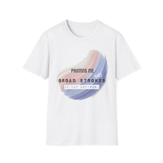 T-Shirt Broad Strokes Graphic Print Unisex Softstyle Tee