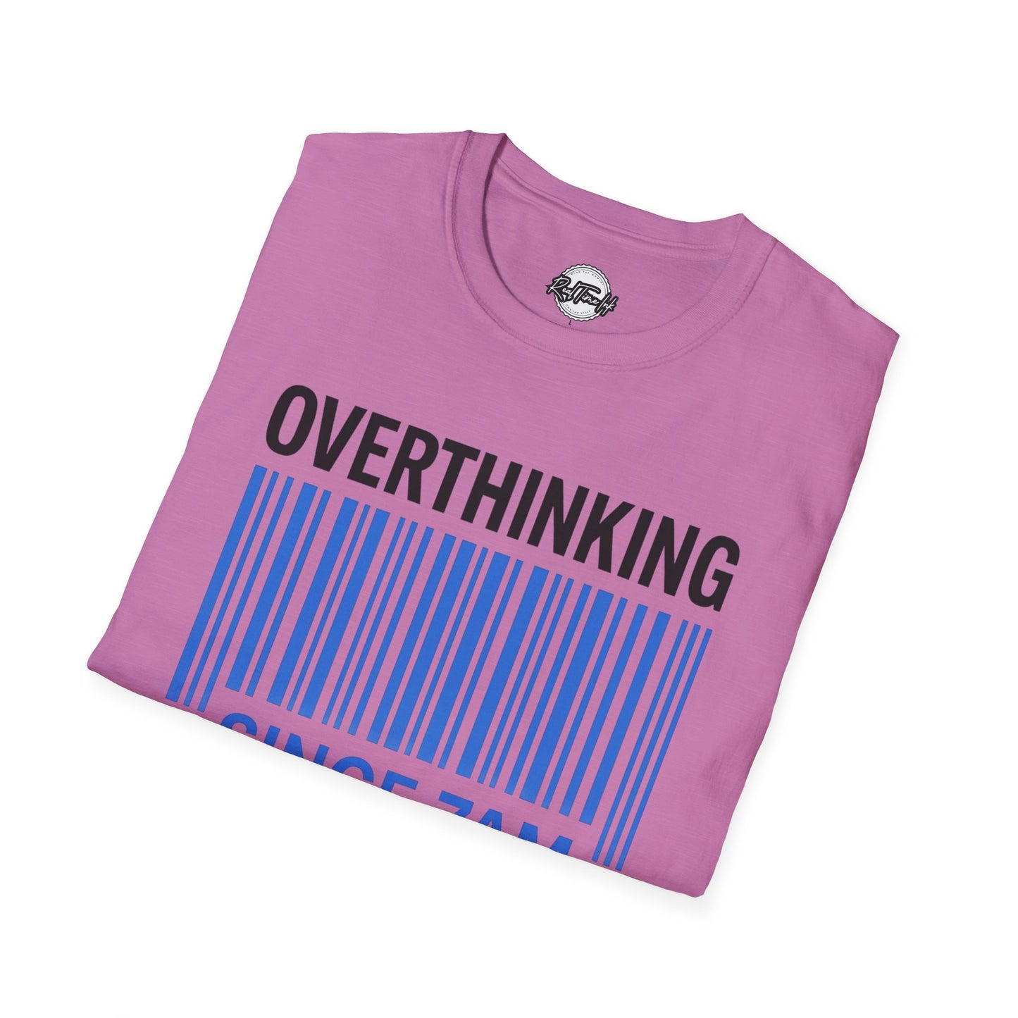 Unisex Overthinking T-Shirt, Humorous Tee, Perfect Gift for Mental Health Awareness, Casual Wear, Funny Graphic Shirt