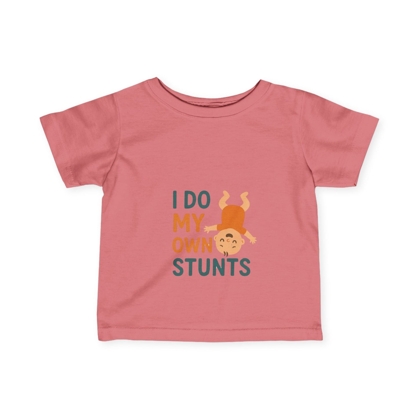 I Do My Own Stunts Infant Tee - Playful Baby Shirt for Adventurous Kids
