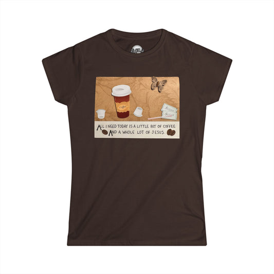 Women's Tee Coffee & Jesus T-Shirt