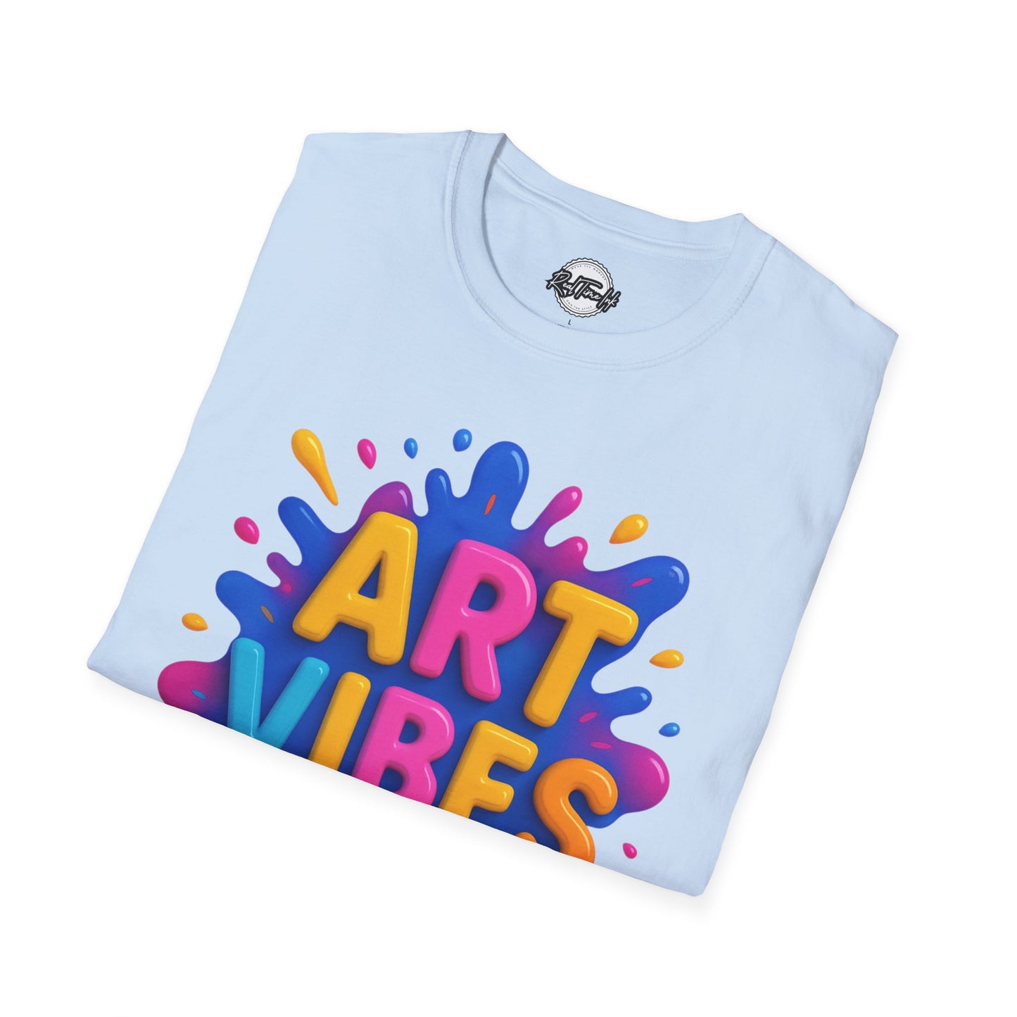 Colorful Art Vibes Unisex T-Shirt, Artistic Tee, Trendy Graphic Shirt, Creative Apparel, Gift for Artists, Summer Fashion
