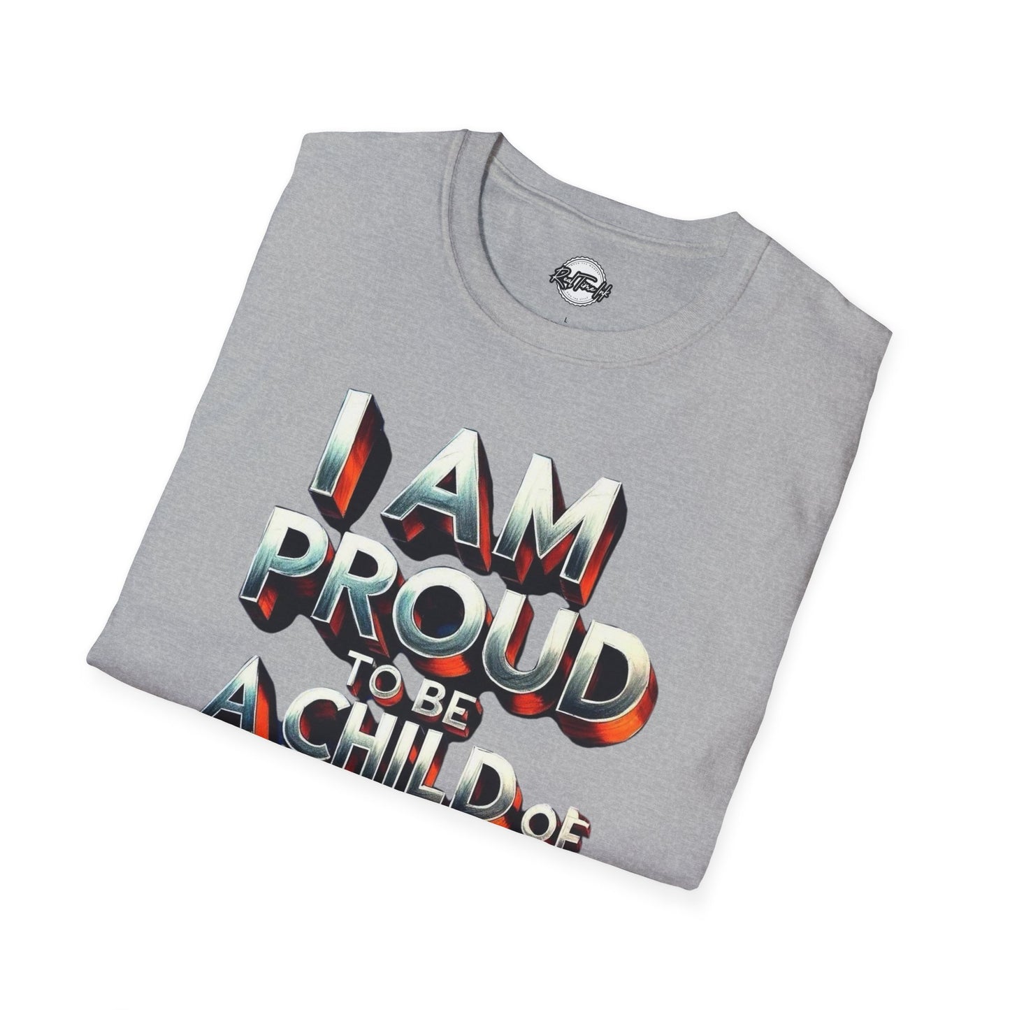 Proud Child of God T-Shirt, Faith-Based Casual Wear, Christian Gift, Unisex Tee, Spiritual Apparel