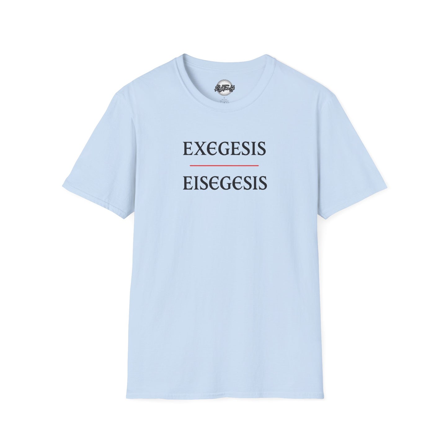 Scholarly Exegesis Tee | Unisex Casual Shirt, Philosophy Gift, Academic Wear, Literature Lover Gift, Study T-Shirt