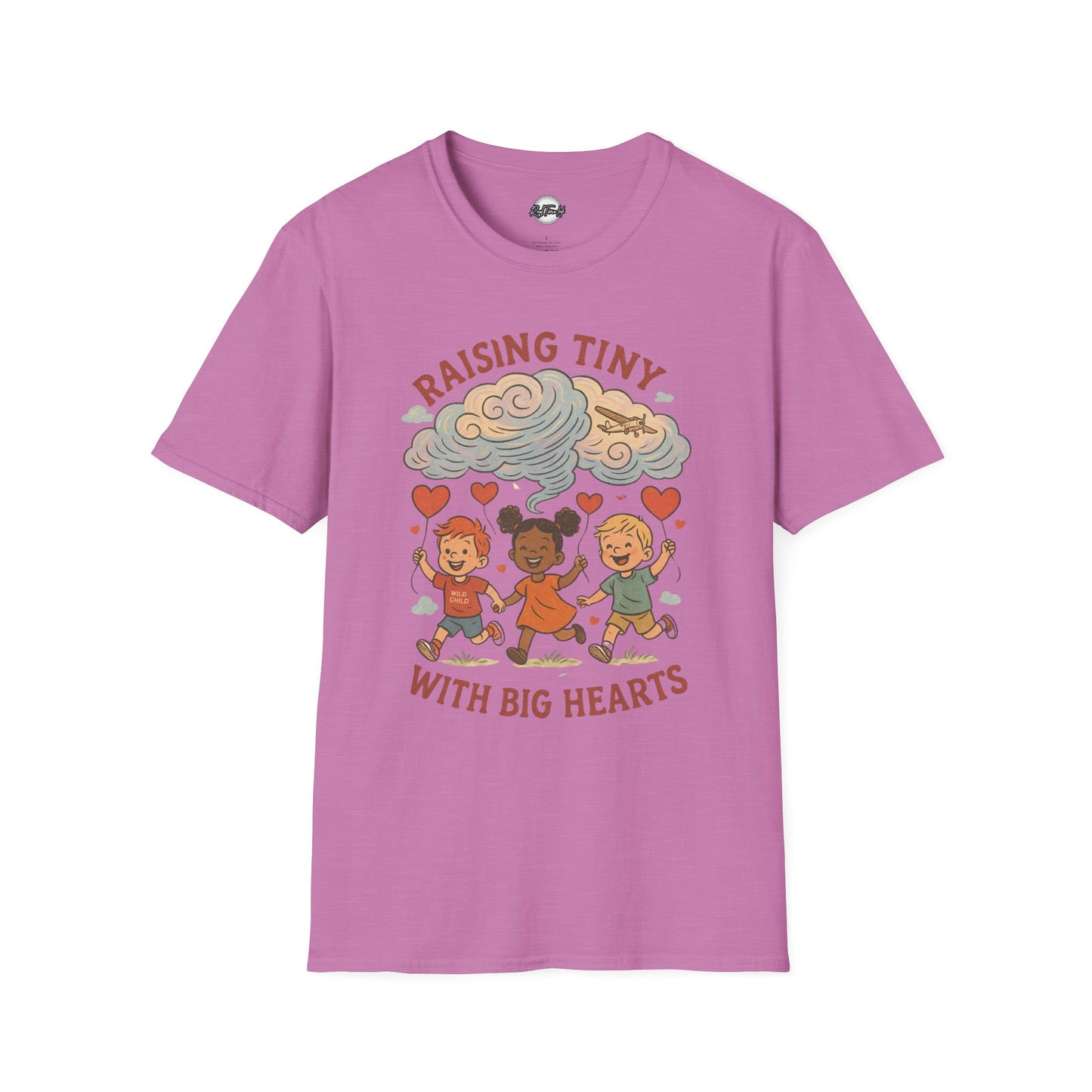 Raising Tiny Hearts Unisex T-Shirt | Cute Family Vibe Tee