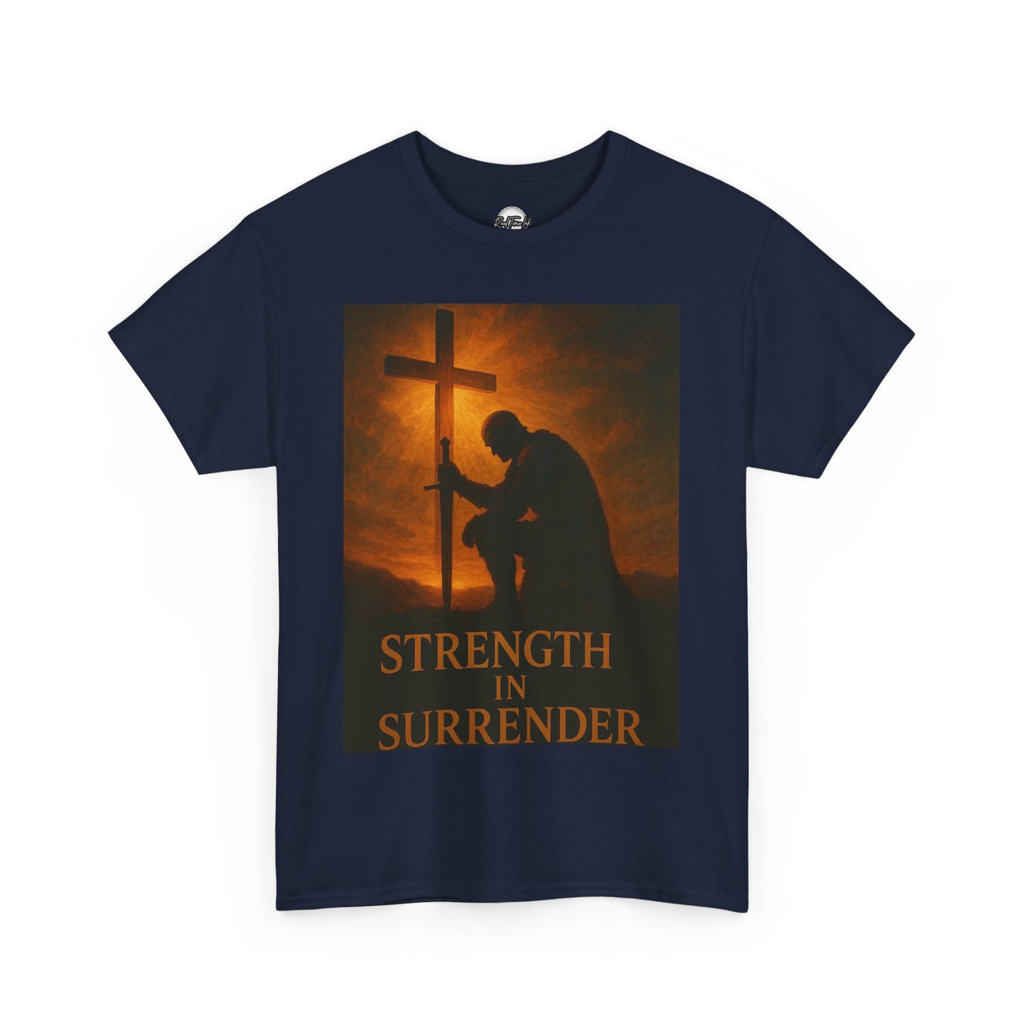 Strength in Surrender Unisex Heavy Cotton Tee - Inspirational Faith T-Shirt for Hope and Comfort