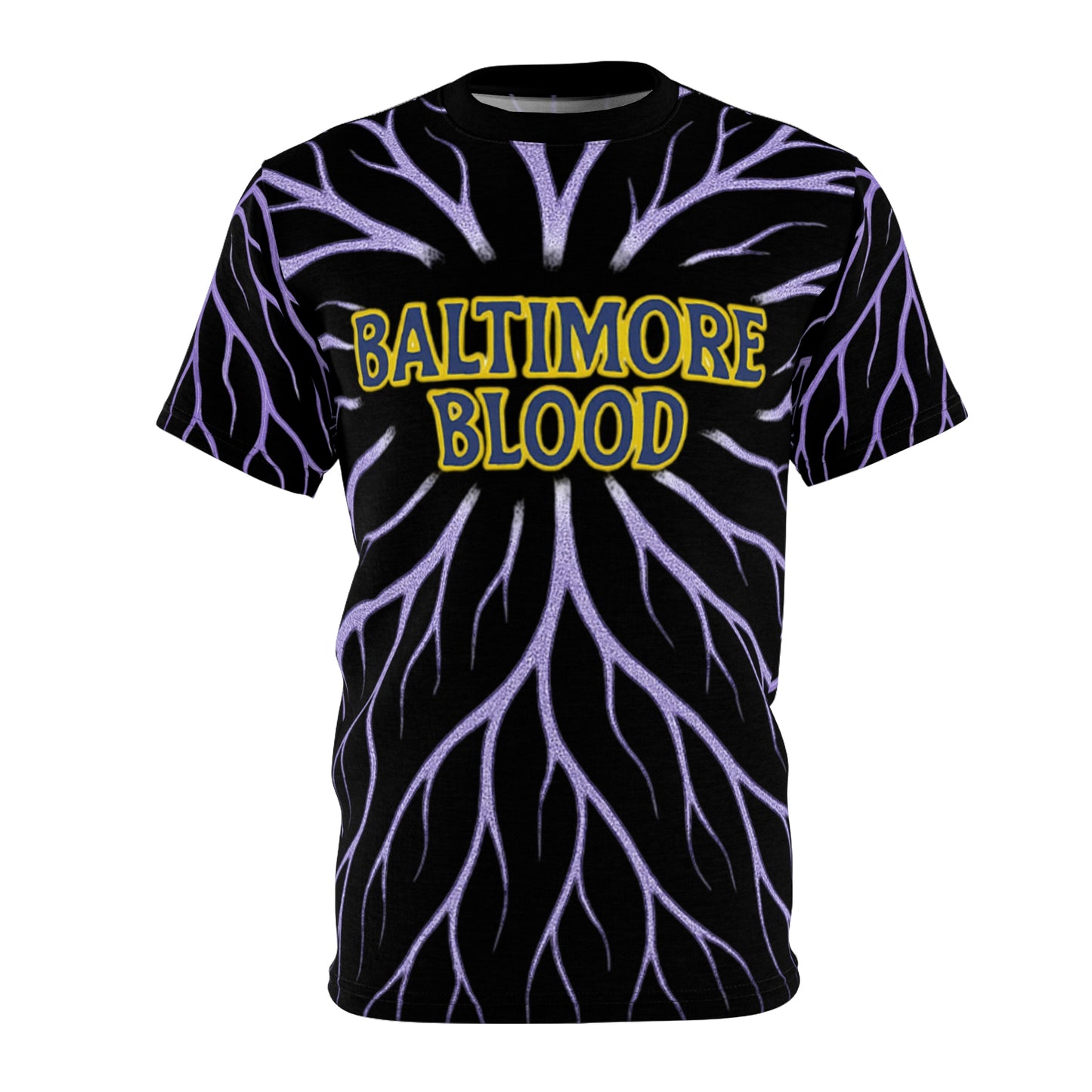 Baltimore Blood Unisex Tee, Hip Hop Fashion T-Shirt, Streetwear Style Shirt, Gifts for Baltimore Fans, Unique Graphic Tee