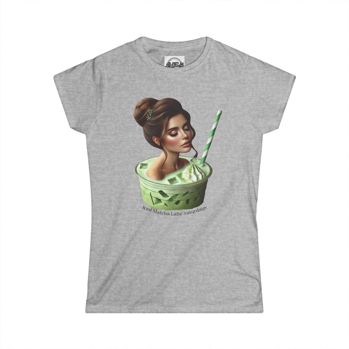 Vintage Ice Cream Girl Softstyle Tee | Fun Summer Fashion