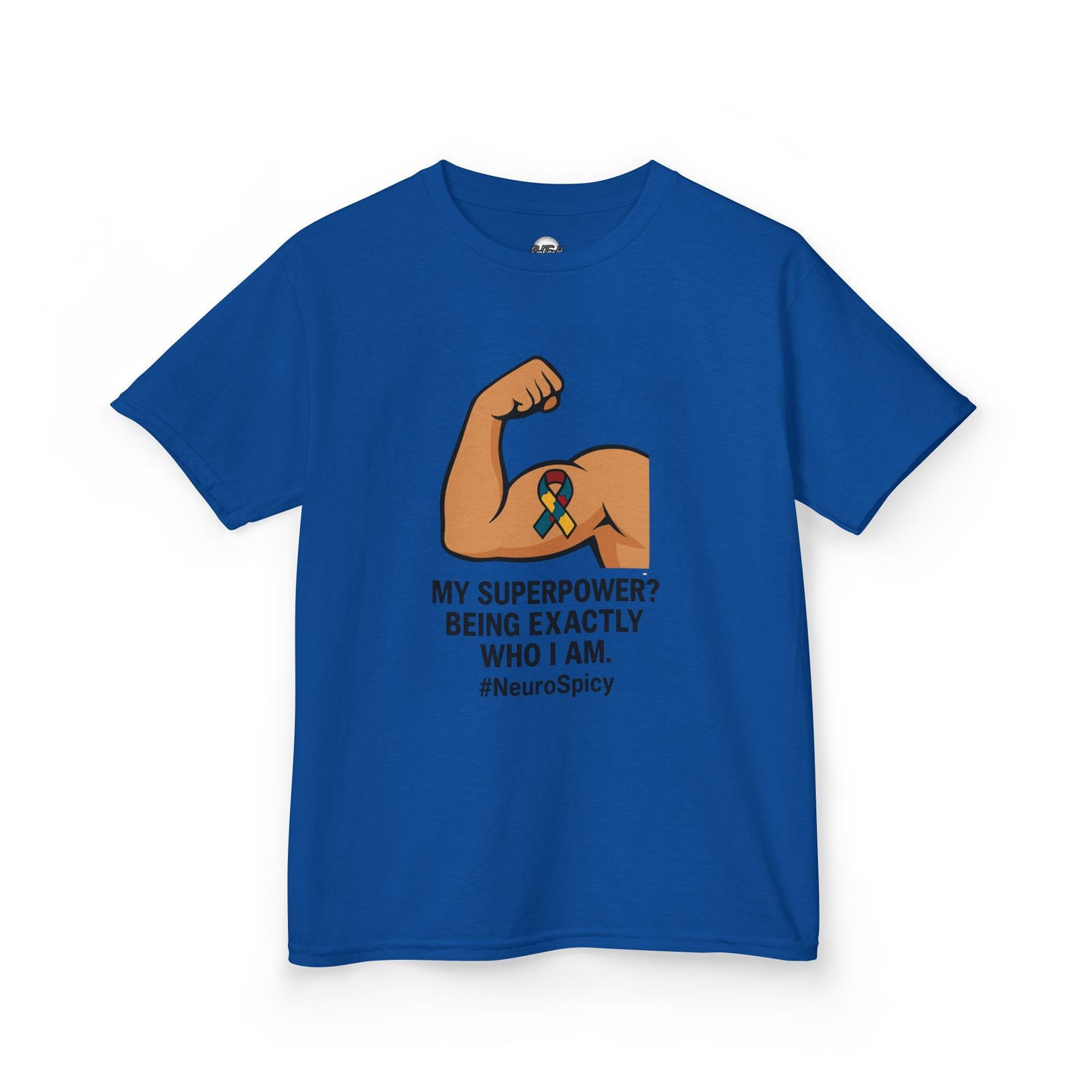 Kids Superpower Autism Tee - "My Superpower? Being Exactly Who I Am" #NeuroSpicy