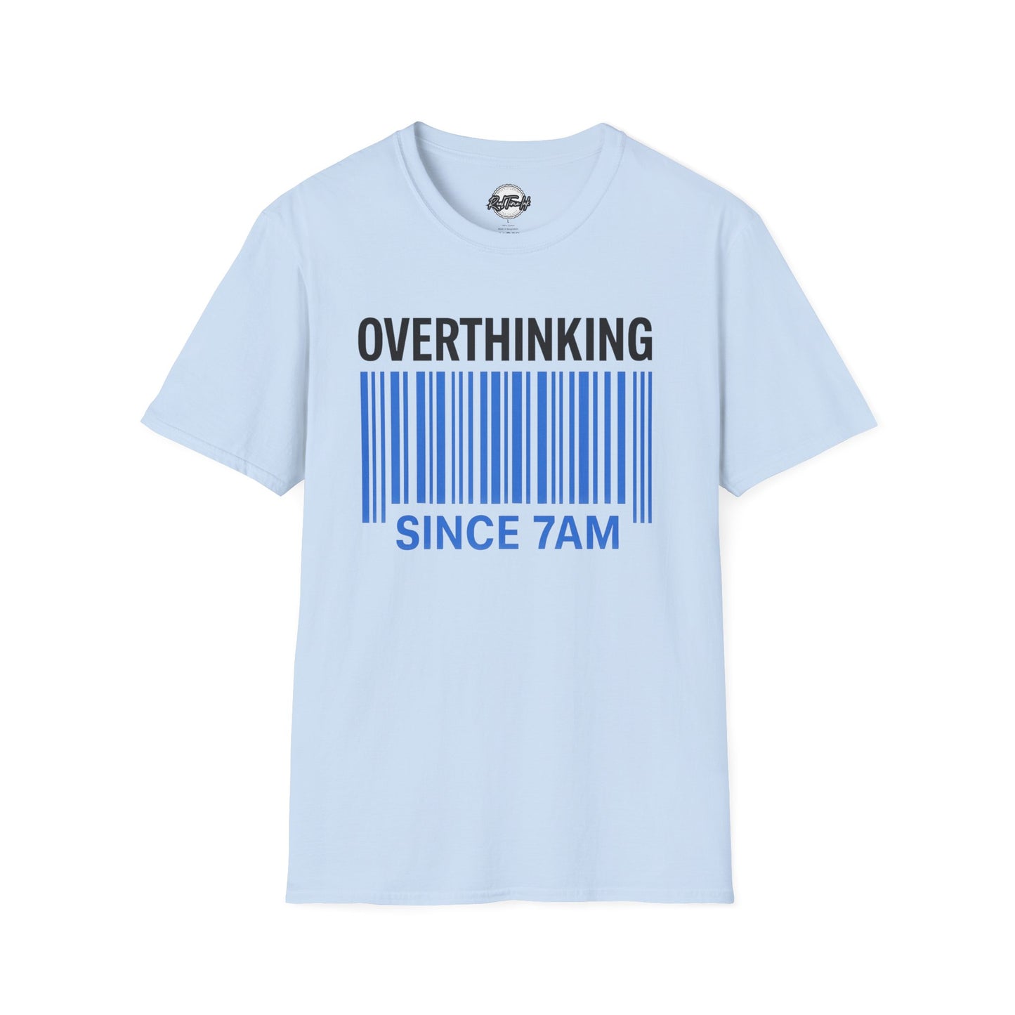 Unisex Overthinking T-Shirt, Humorous Tee, Perfect Gift for Mental Health Awareness, Casual Wear, Funny Graphic Shirt