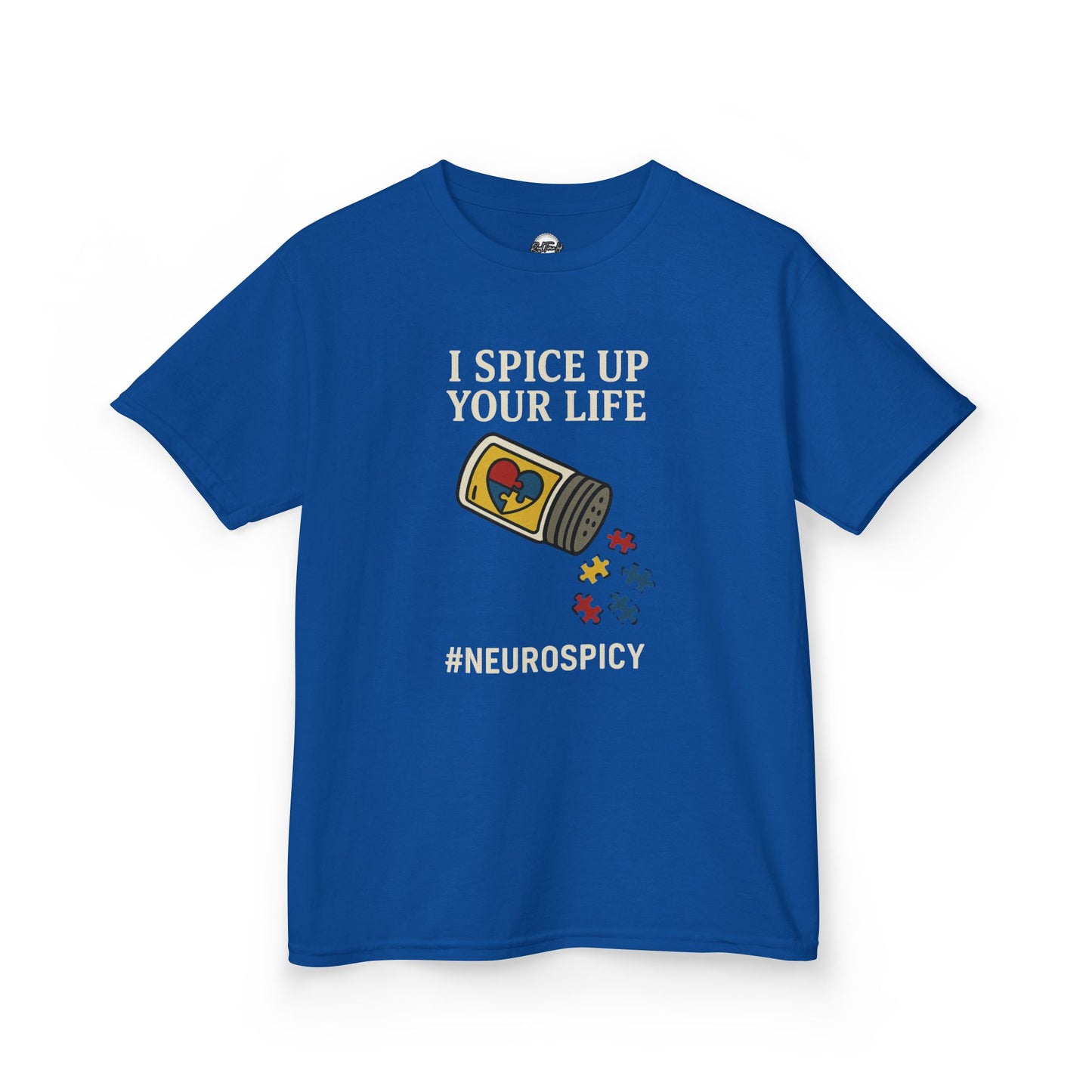 Neurospicy Kids Tee - I Spice Up Your Life Design