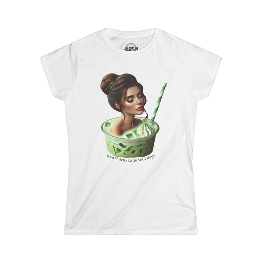 Vintage Ice Cream Girl Softstyle Tee | Fun Summer Fashion