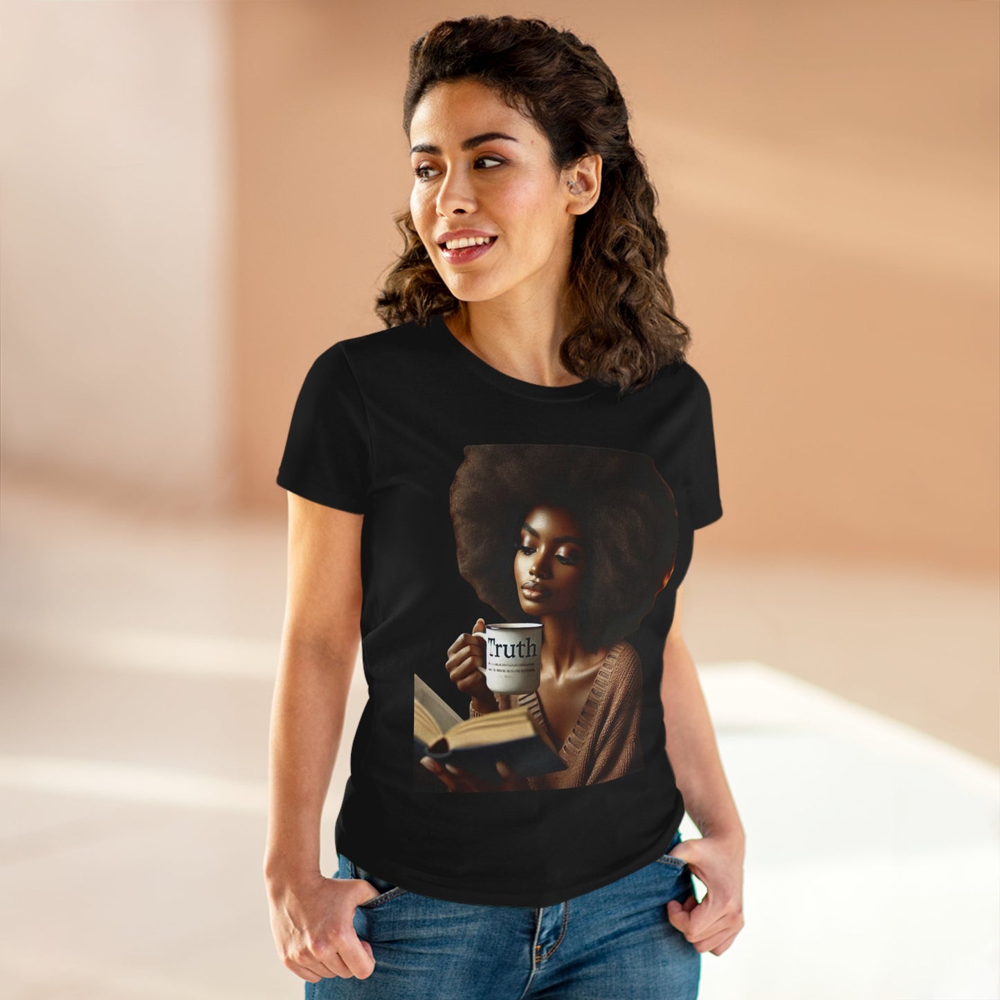 Inspirational Truth Cotton Tee for Women