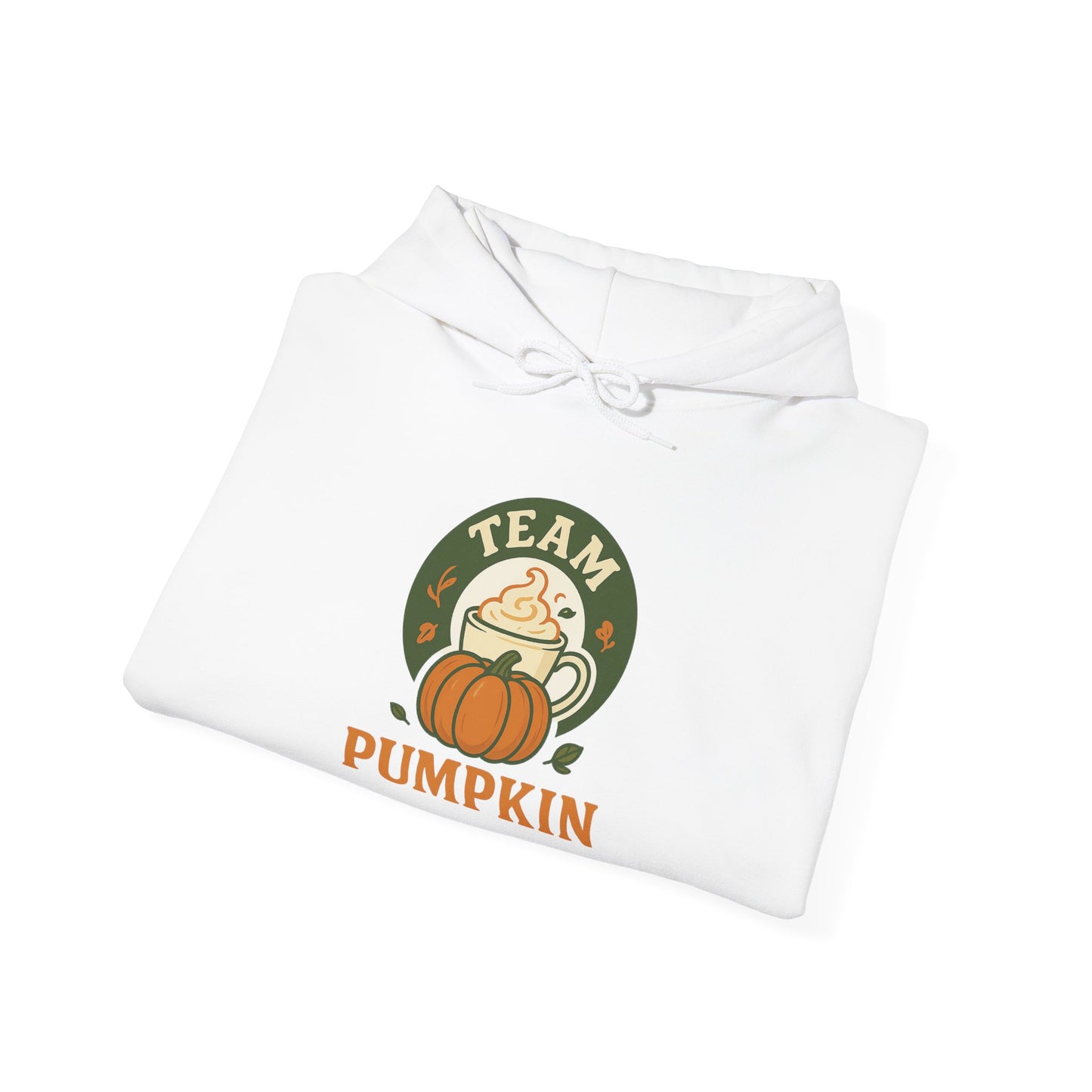 Team Pumpkin Unisex Hoodie, Cozy Fall Apparel, Halloween Sweatshirt, Pumpkin Lover Gift, Casual Autumn Wear