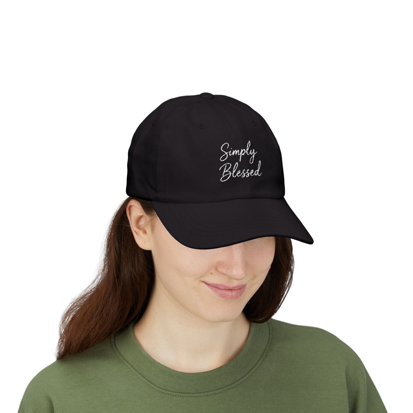 Simply Blessed Classic Dad Cap | Casual Everyday Hat, Gift for Dads, Summer Fashion, Positive Vibes, Outdoor Activities