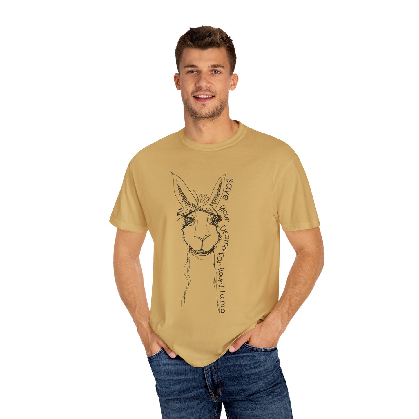 Llama Graphic T-shirt - Save Your Drama for Your Llama