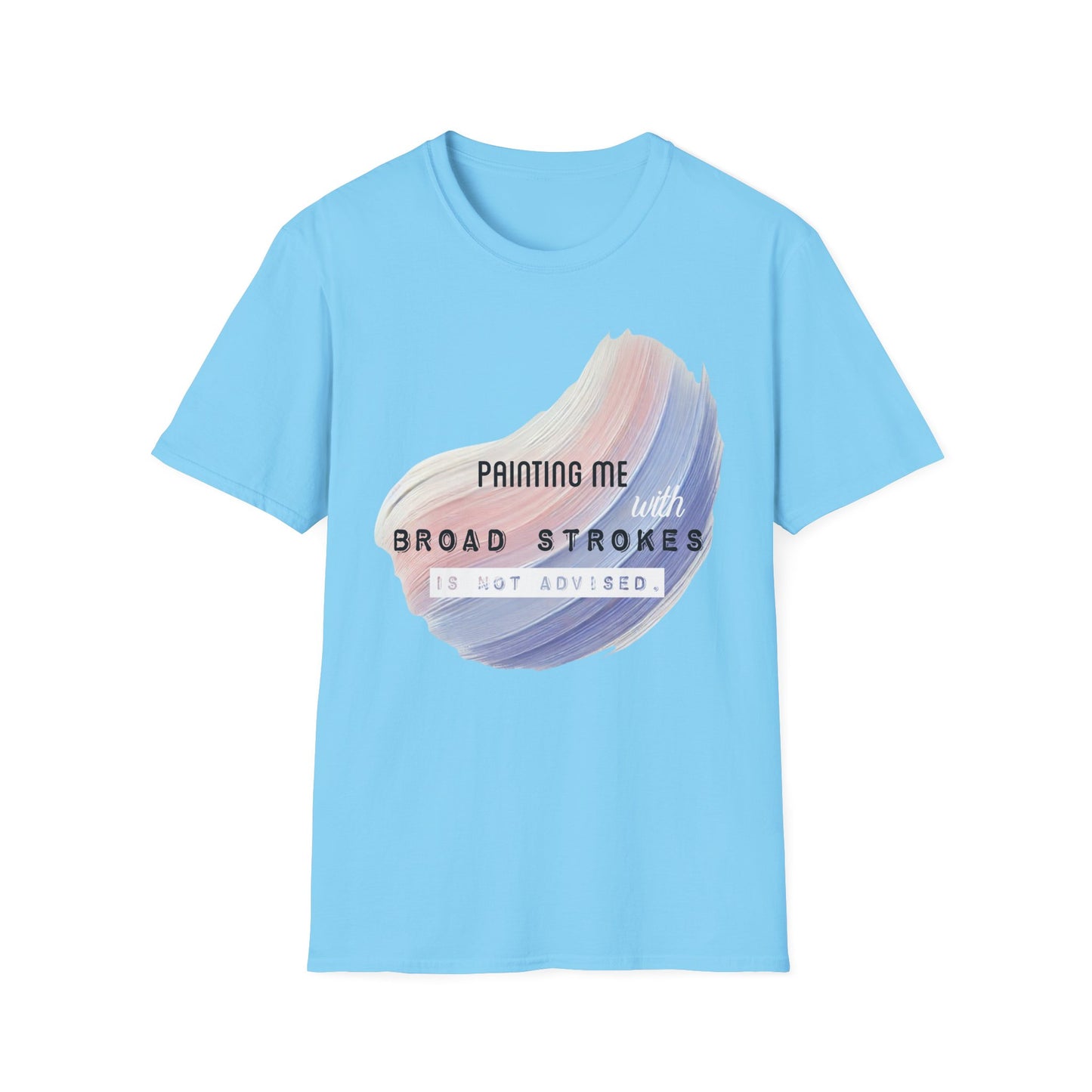 T-Shirt Broad Strokes Graphic Print Unisex Softstyle Tee