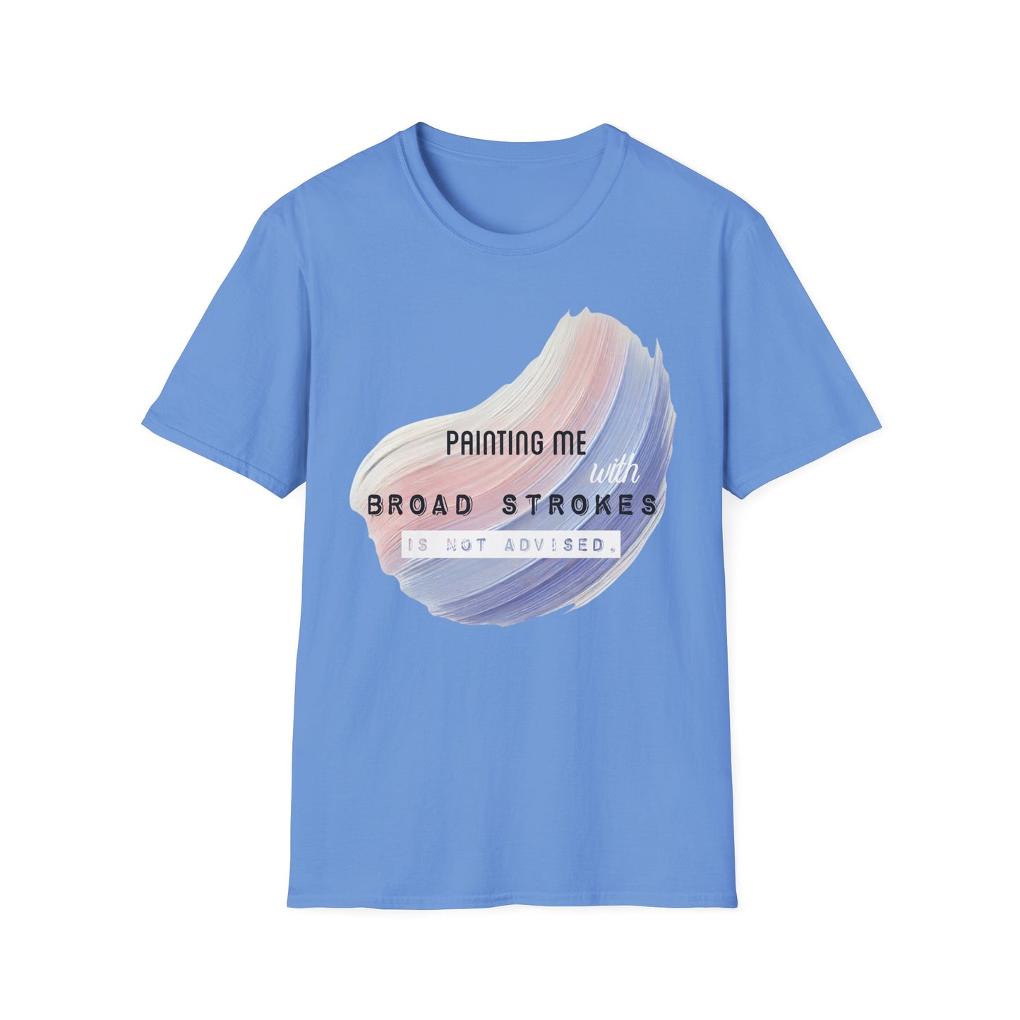 T-Shirt Broad Strokes Graphic Print Unisex Softstyle Tee