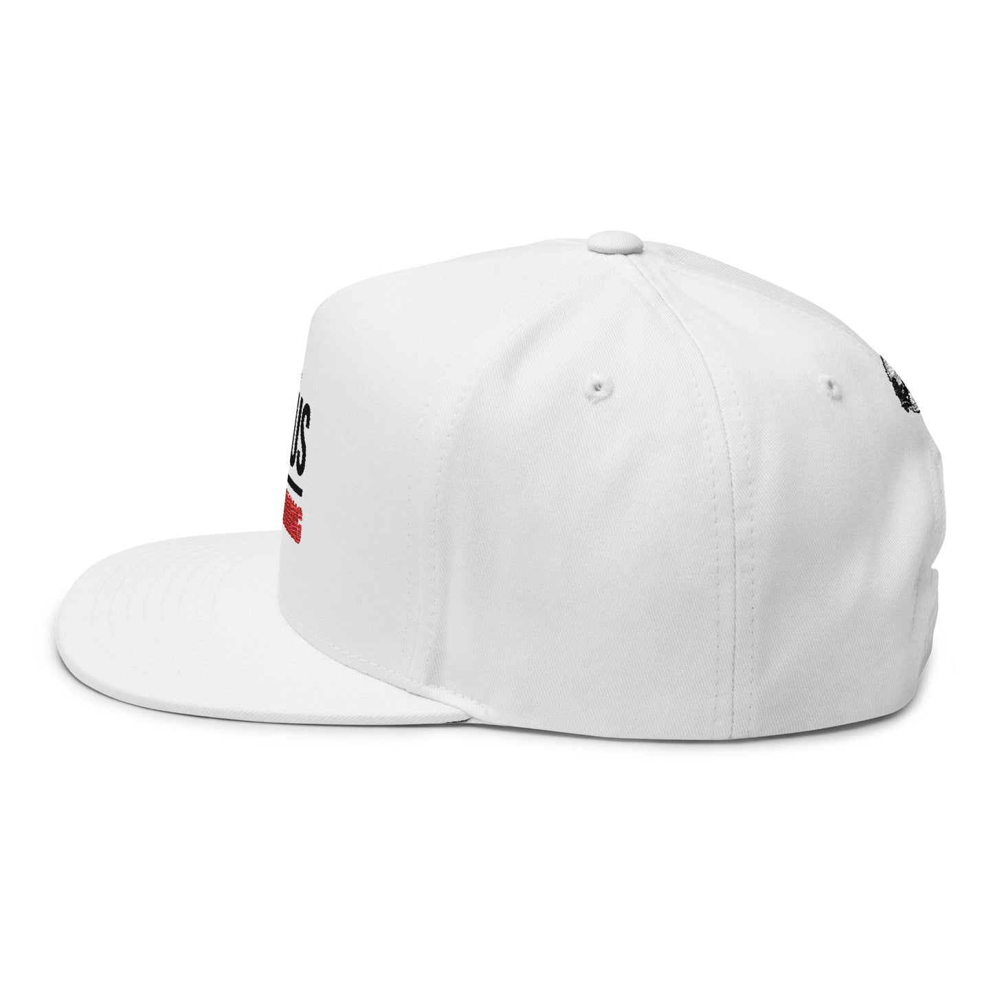 Jesus over Everything Flat Bill Cap - Stylish Embroidered Hat, Faith-Based Gift, Christian Apparel, Streetwear, Casual Accessory