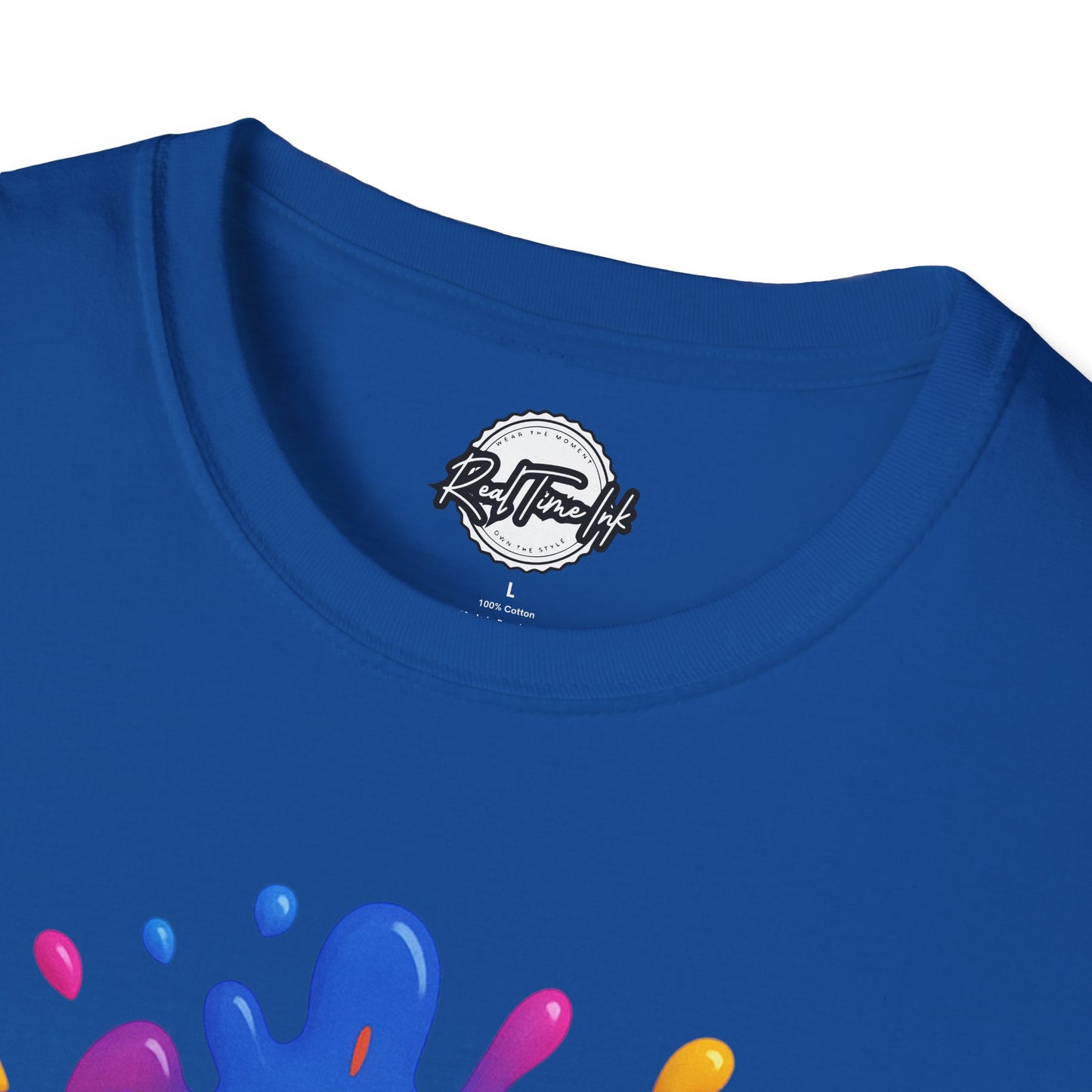 Colorful Art Vibes Unisex T-Shirt, Artistic Tee, Trendy Graphic Shirt, Creative Apparel, Gift for Artists, Summer Fashion