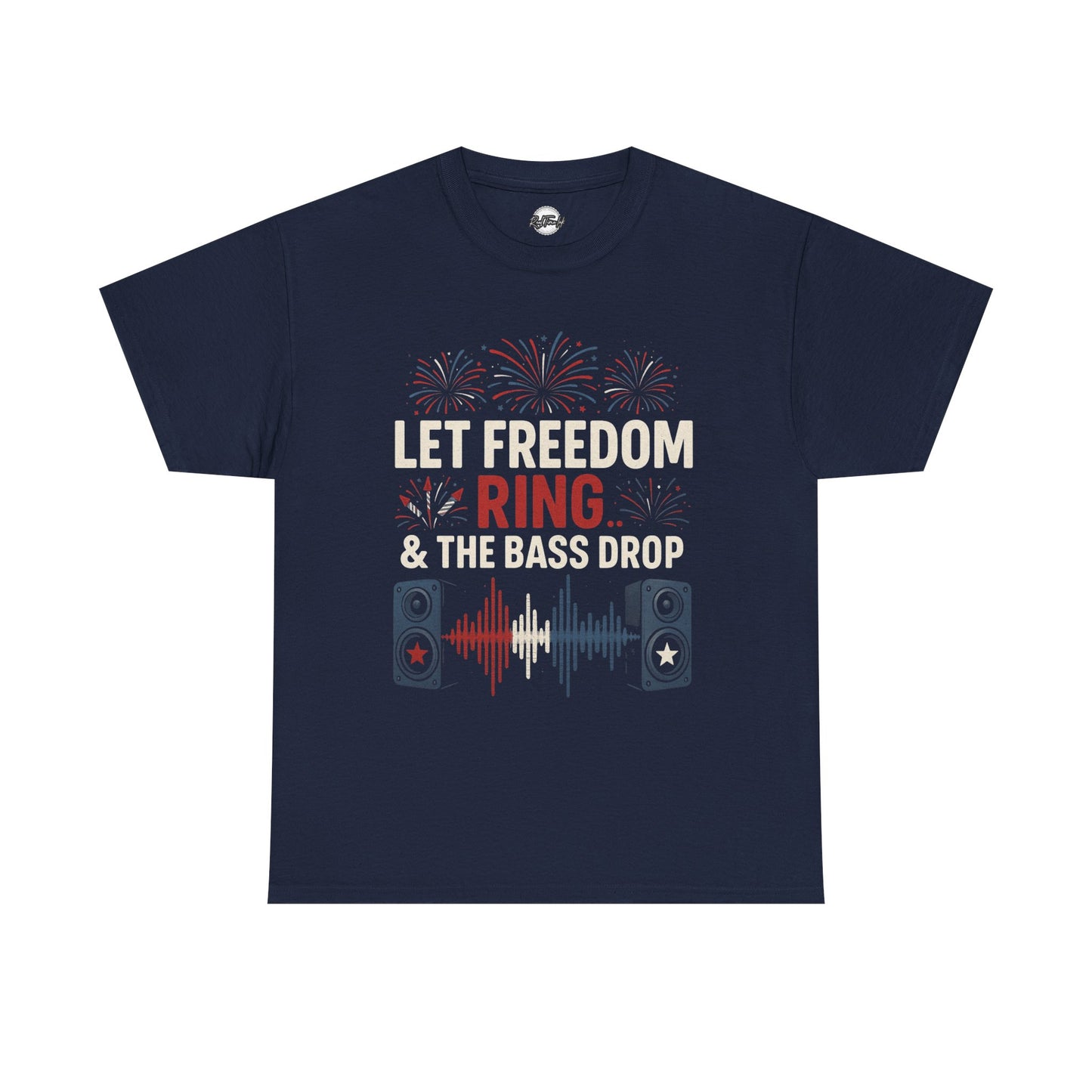 Independence Day Music Tee, Let Freedom Ring Shirt, Patriotic Cotton T-Shirt, Summer Celebration Top, Concert Outfit, Gift for Music Lovers
