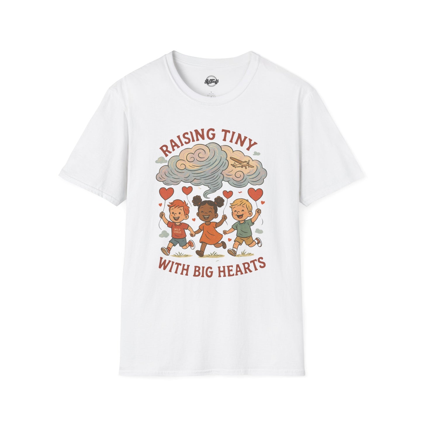 Raising Tiny Hearts Unisex T-Shirt | Cute Family Vibe Tee