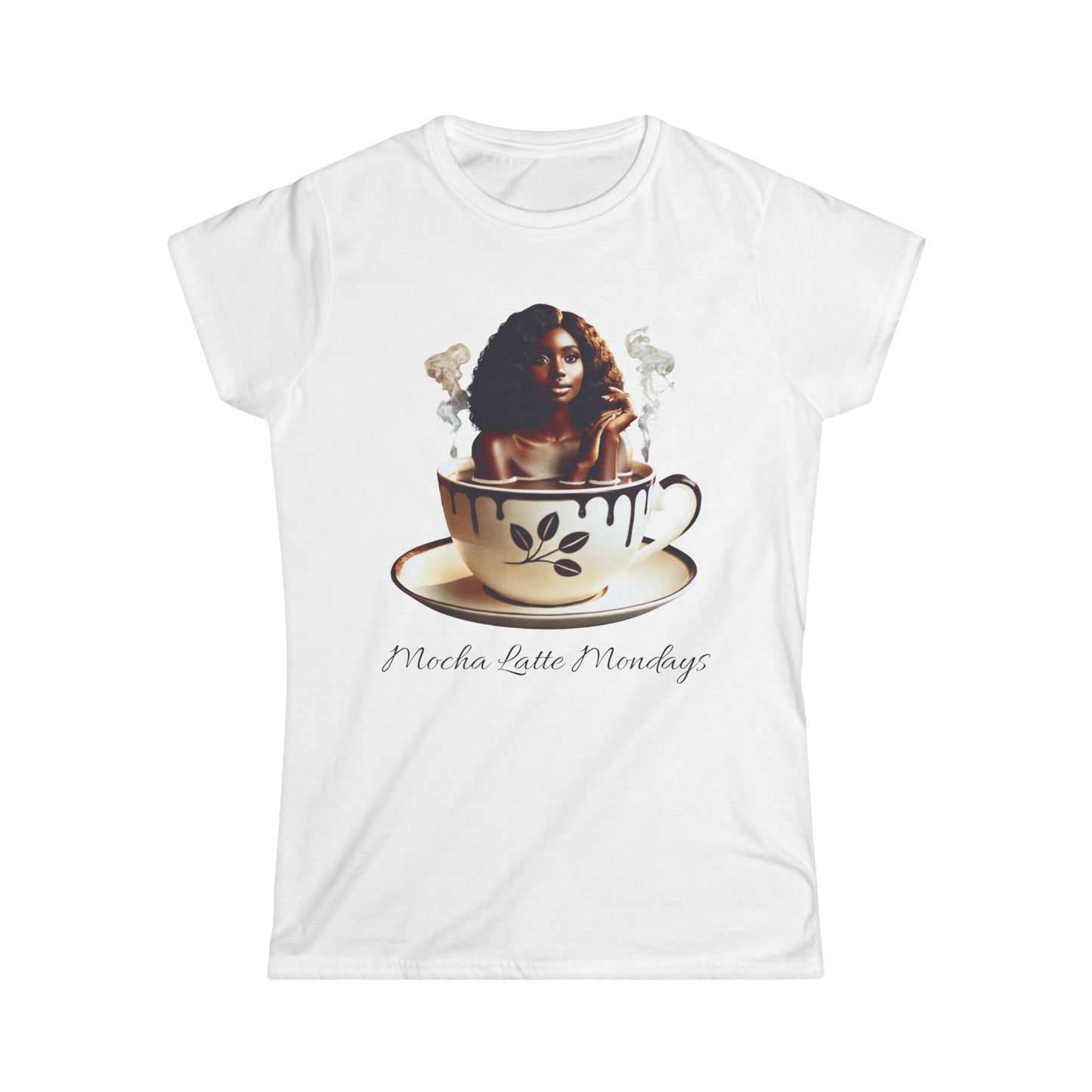 Women's Tee - Mocha Latte Mondays Stylish Coffee Lover Shirt