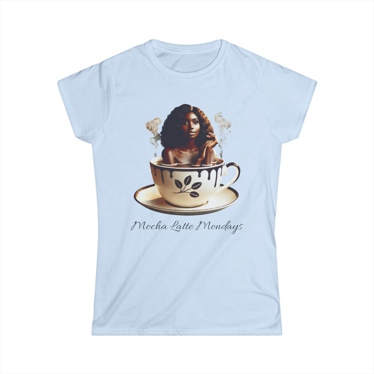 Women's Tee - Mocha Latte Mondays Stylish Coffee Lover Shirt