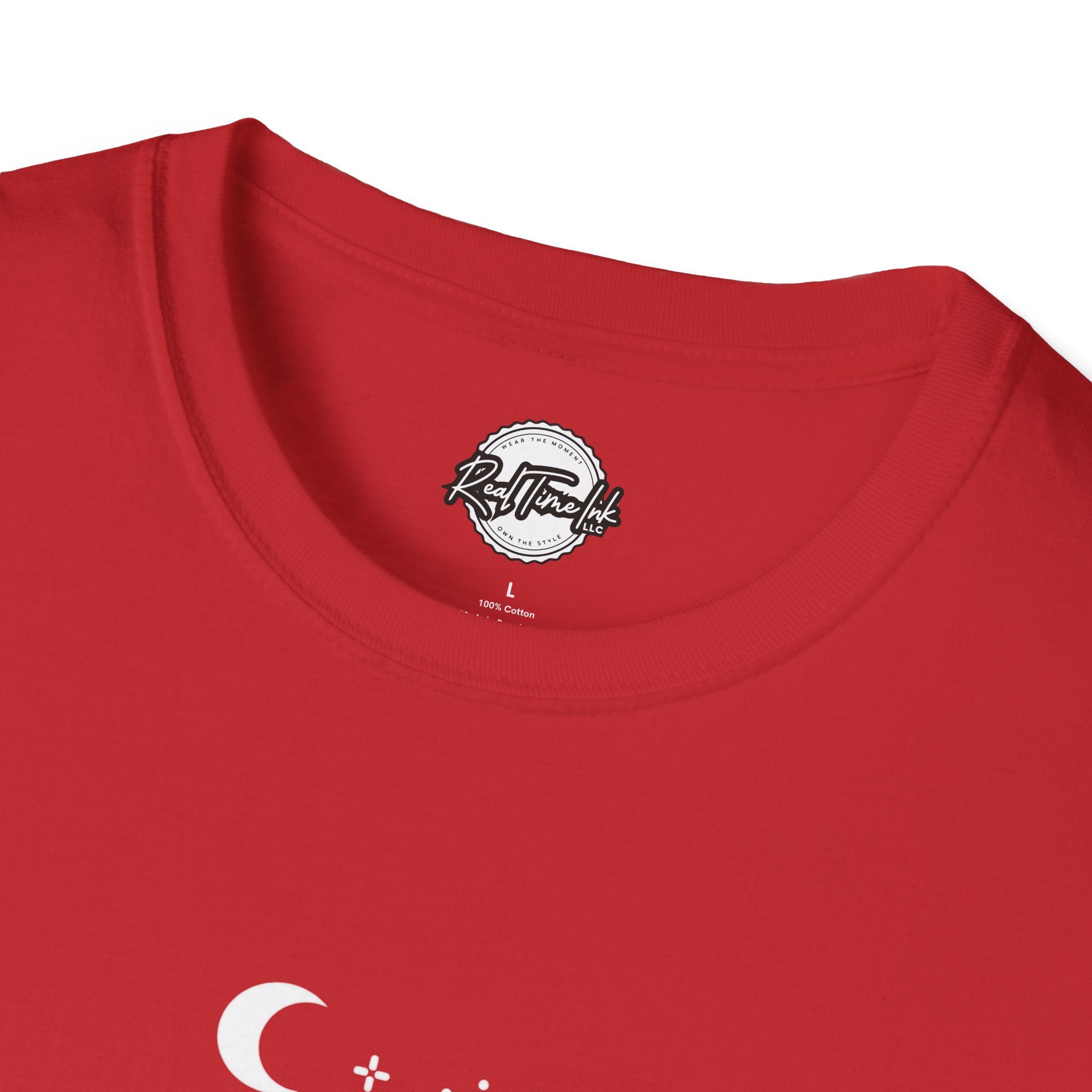 Concord Point Coffee T-Shirt — Minimalist Lighthouse Night Scene Graphic Tee