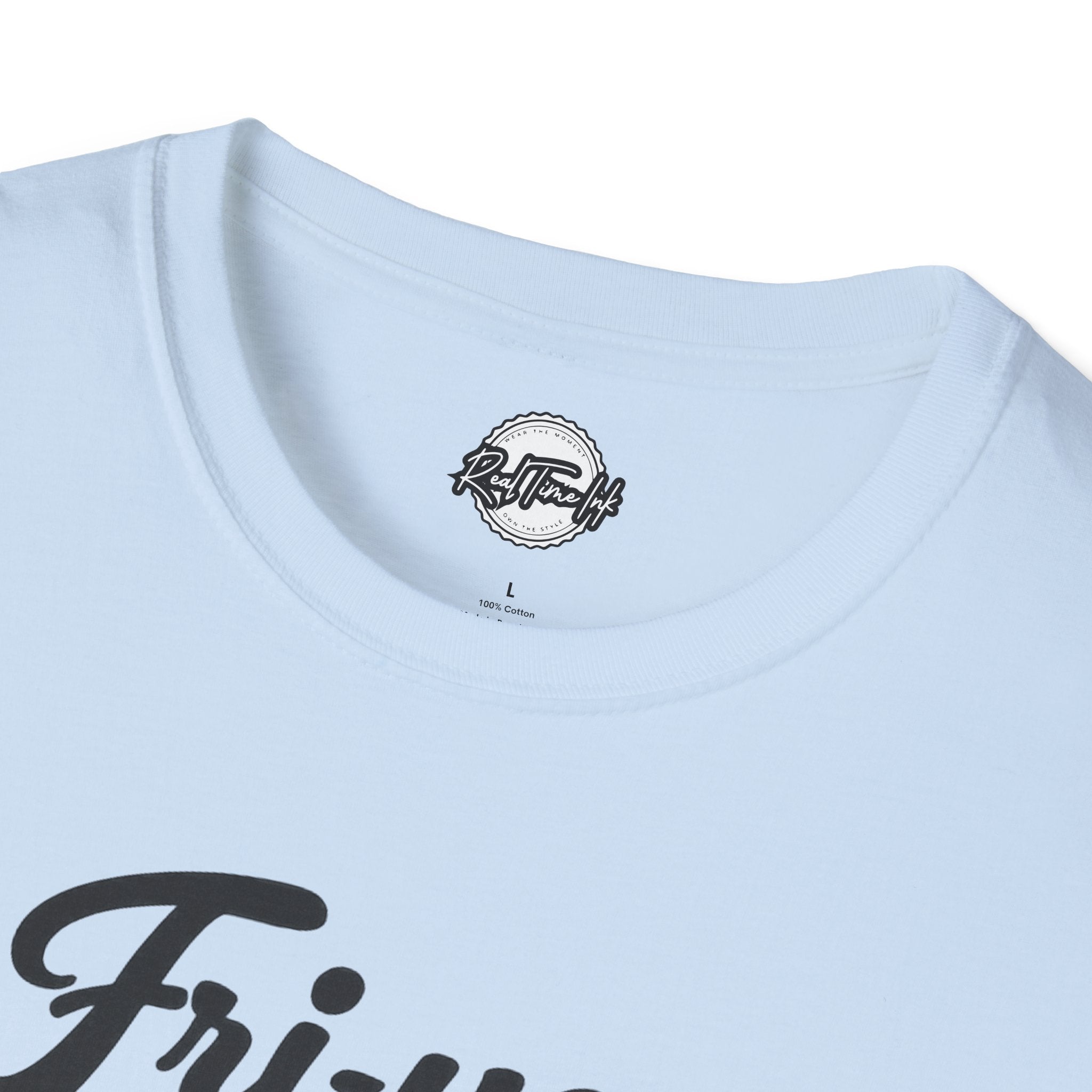 Fri-yay T-Shirt — Vintage Script Weekend Shirt