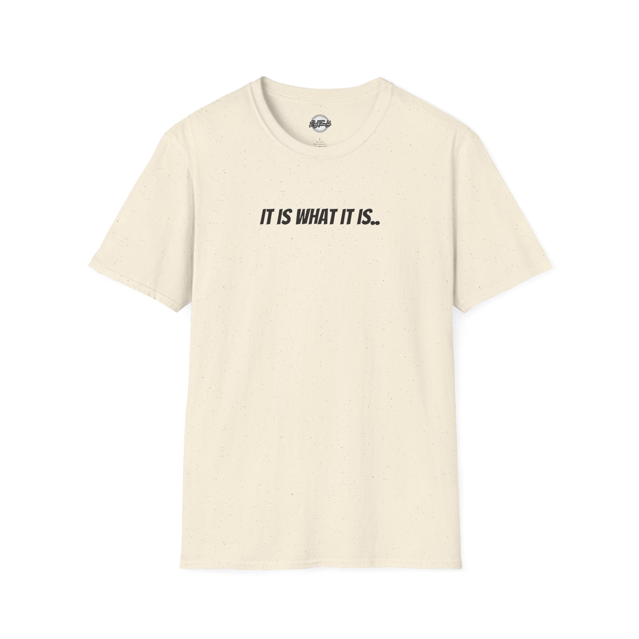 'It Is What It Is' Minimalist Text T-Shirt