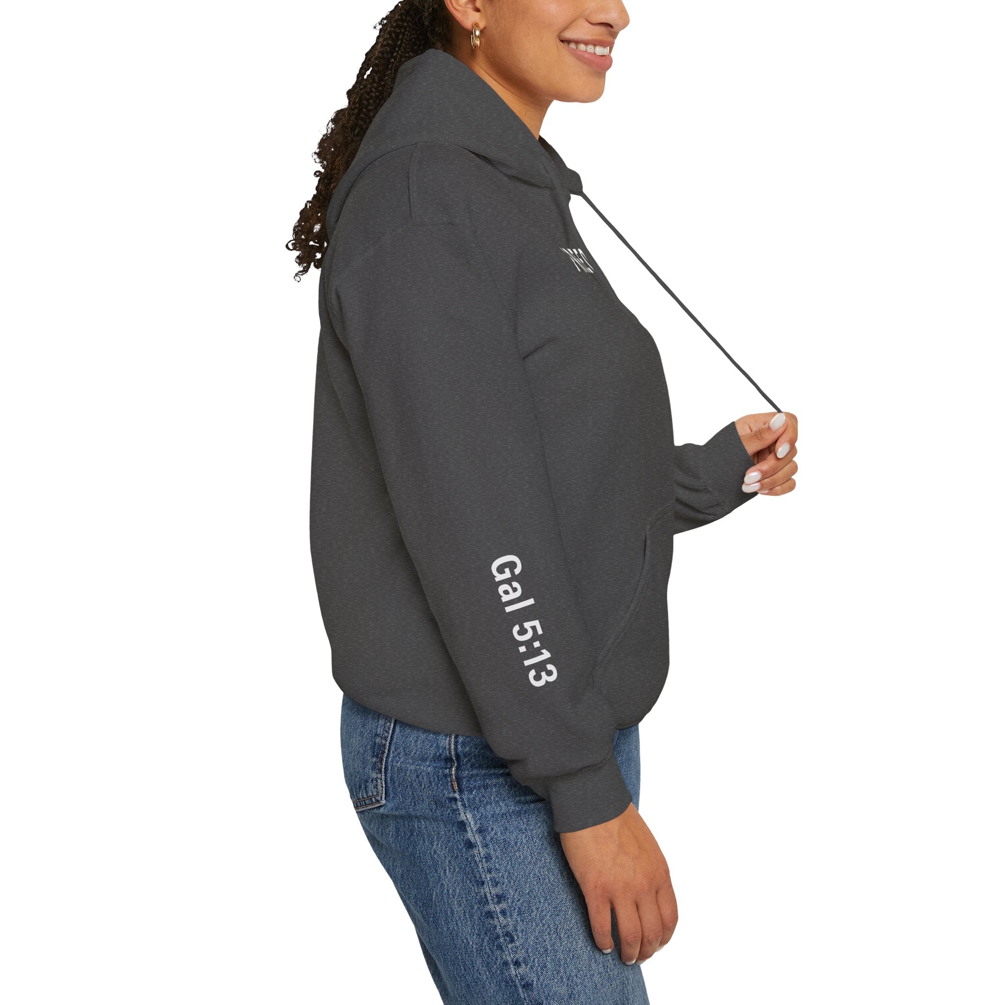 Freedom Hooded Sweatshirt, Cozy Sweatshirt, Religious Apparel, Inspirational Gift, Casual Outfit, Unisex Hoodie