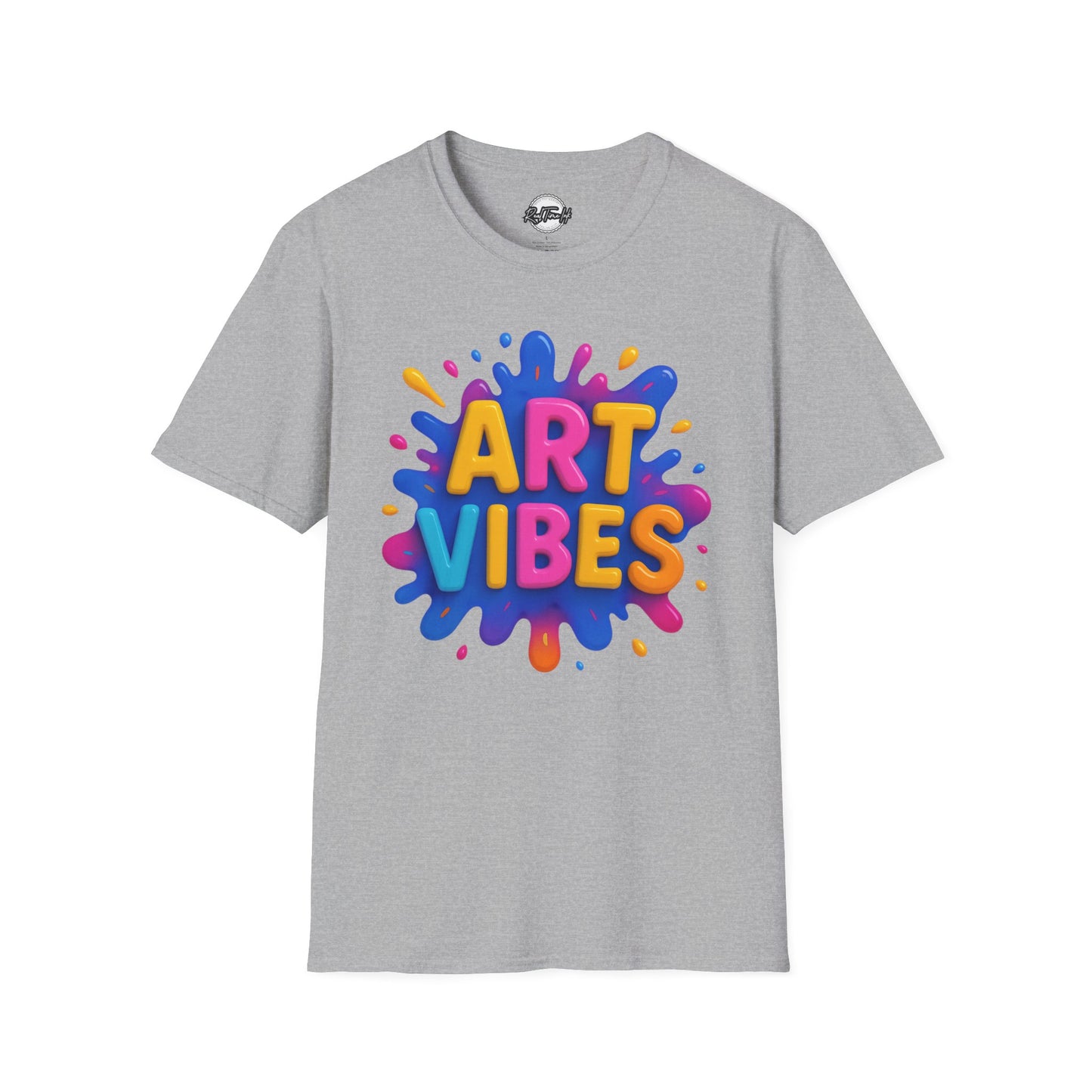 Colorful Art Vibes Unisex T-Shirt, Artistic Tee, Trendy Graphic Shirt, Creative Apparel, Gift for Artists, Summer Fashion