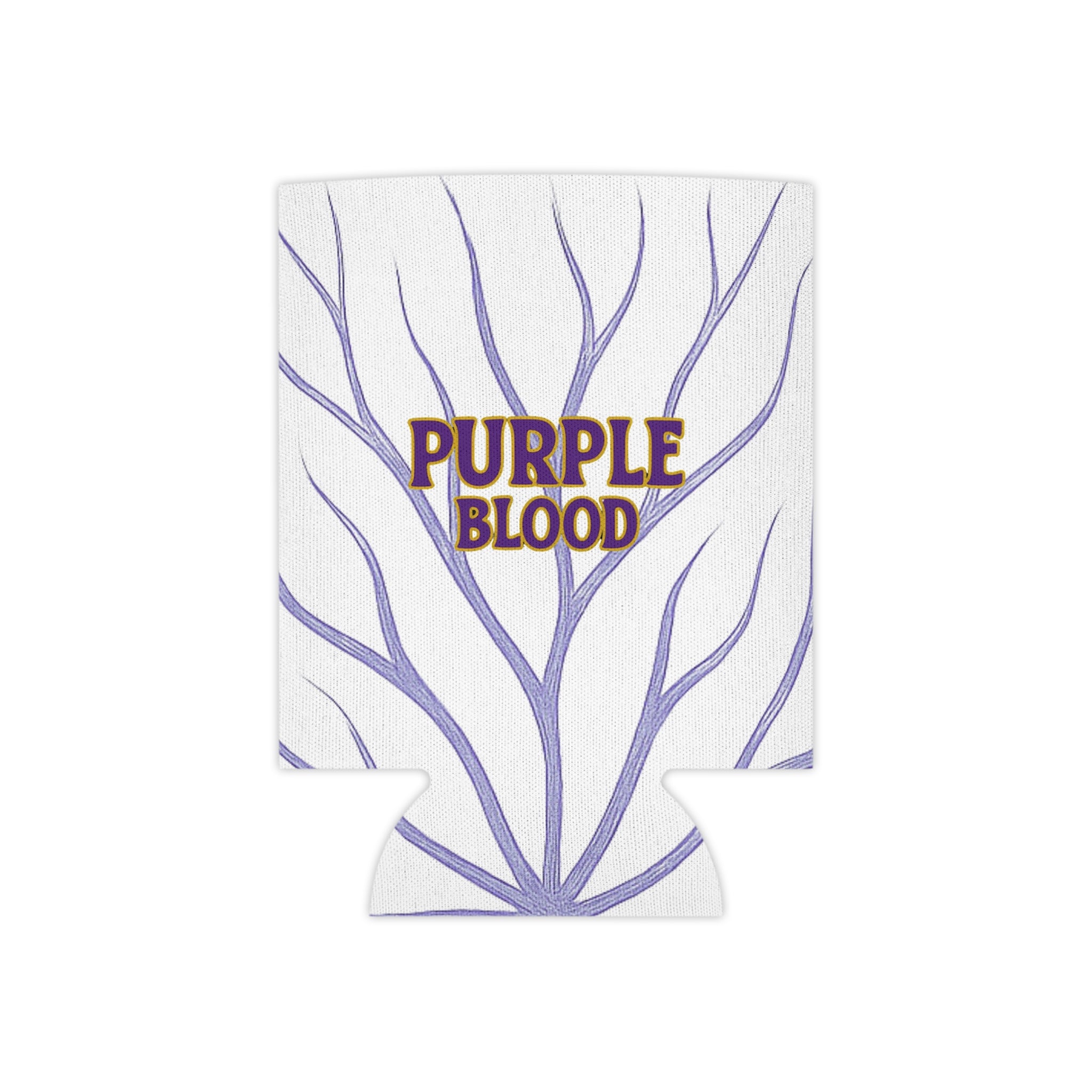 Purple Blood Can Cooler | Maryland Pride Beverage Holder, Coolie for Parties, Barbecue, and Celebrations