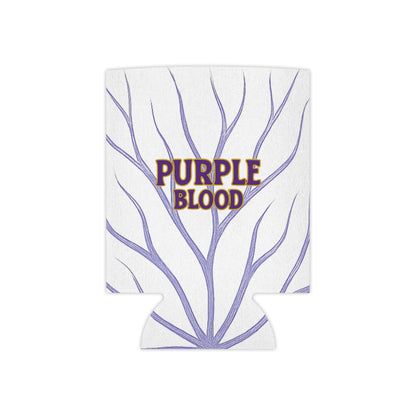 Purple Blood Can Cooler | Maryland Pride Beverage Holder, Coolie for Parties, Barbecue, and Celebrations