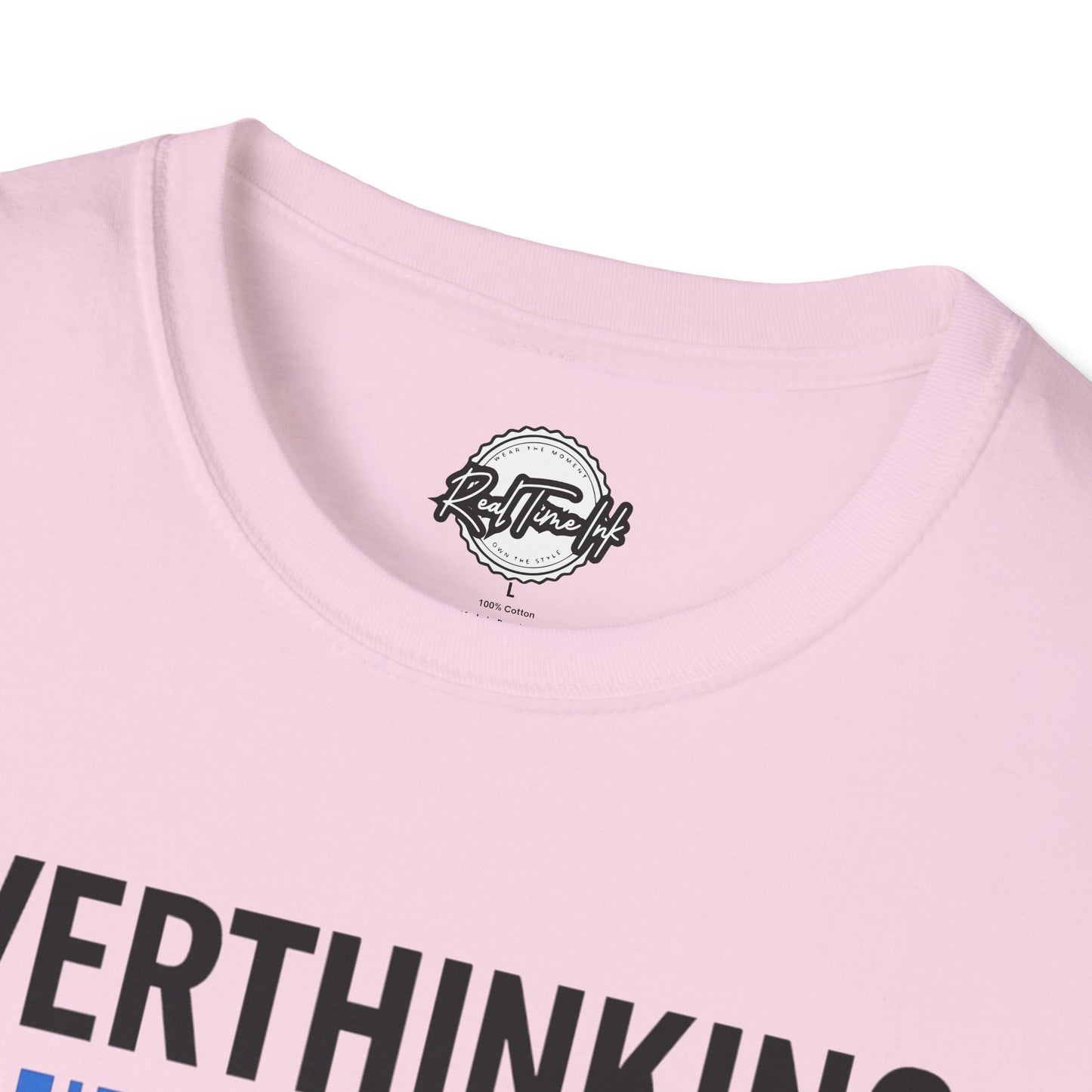 Unisex Overthinking T-Shirt, Humorous Tee, Perfect Gift for Mental Health Awareness, Casual Wear, Funny Graphic Shirt