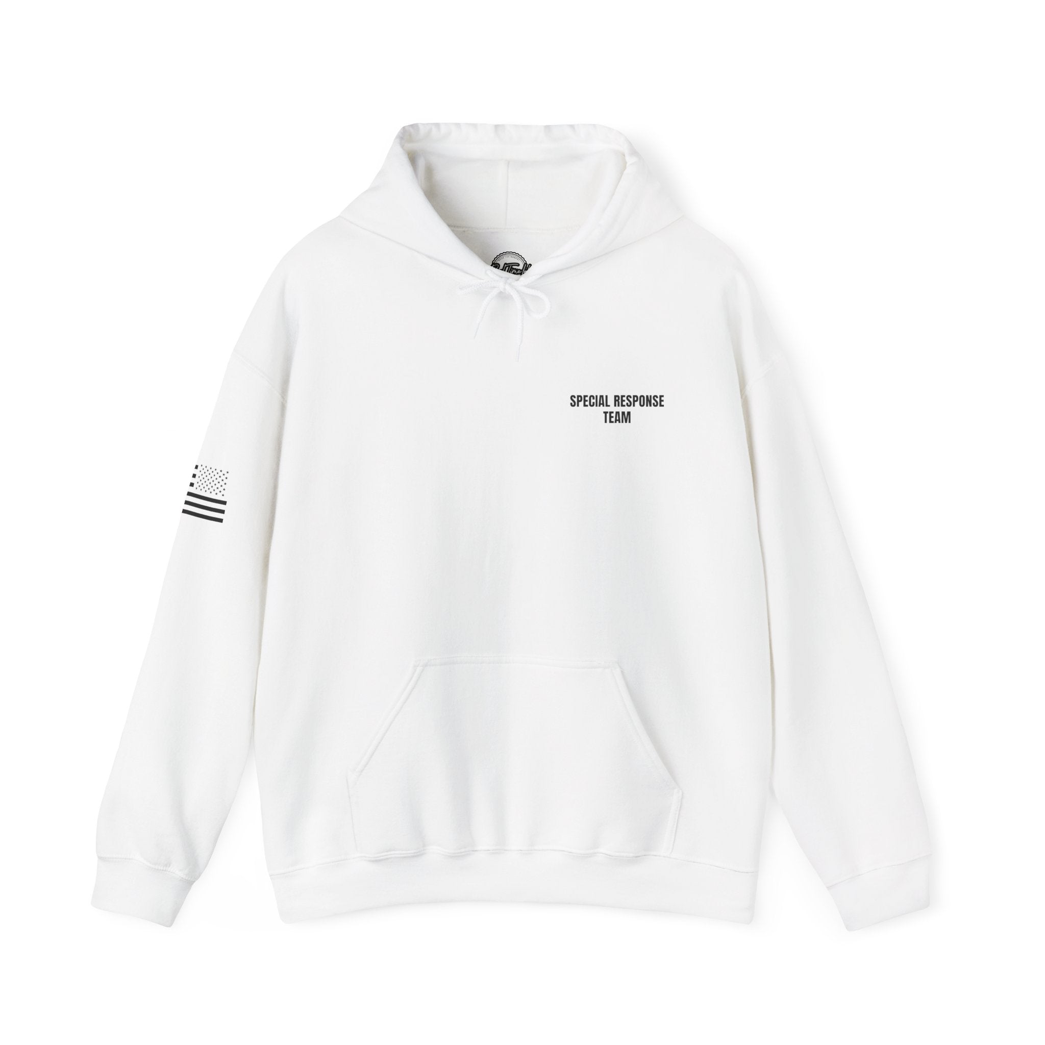 Level 2 SRT Hoodie — Firewatch Crest Graphic Hooded Sweatshirt