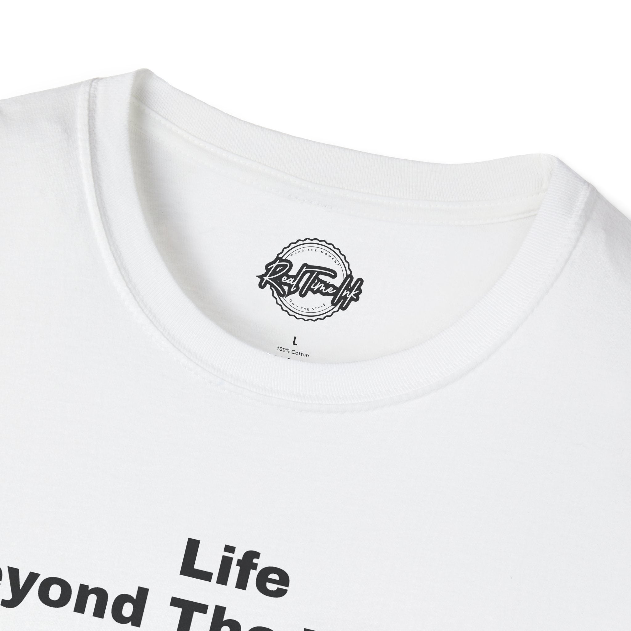 Life Beyond The Wheels – Christian Inspirational Faith T-Shirt | Mountain Cross Wheelchair Design