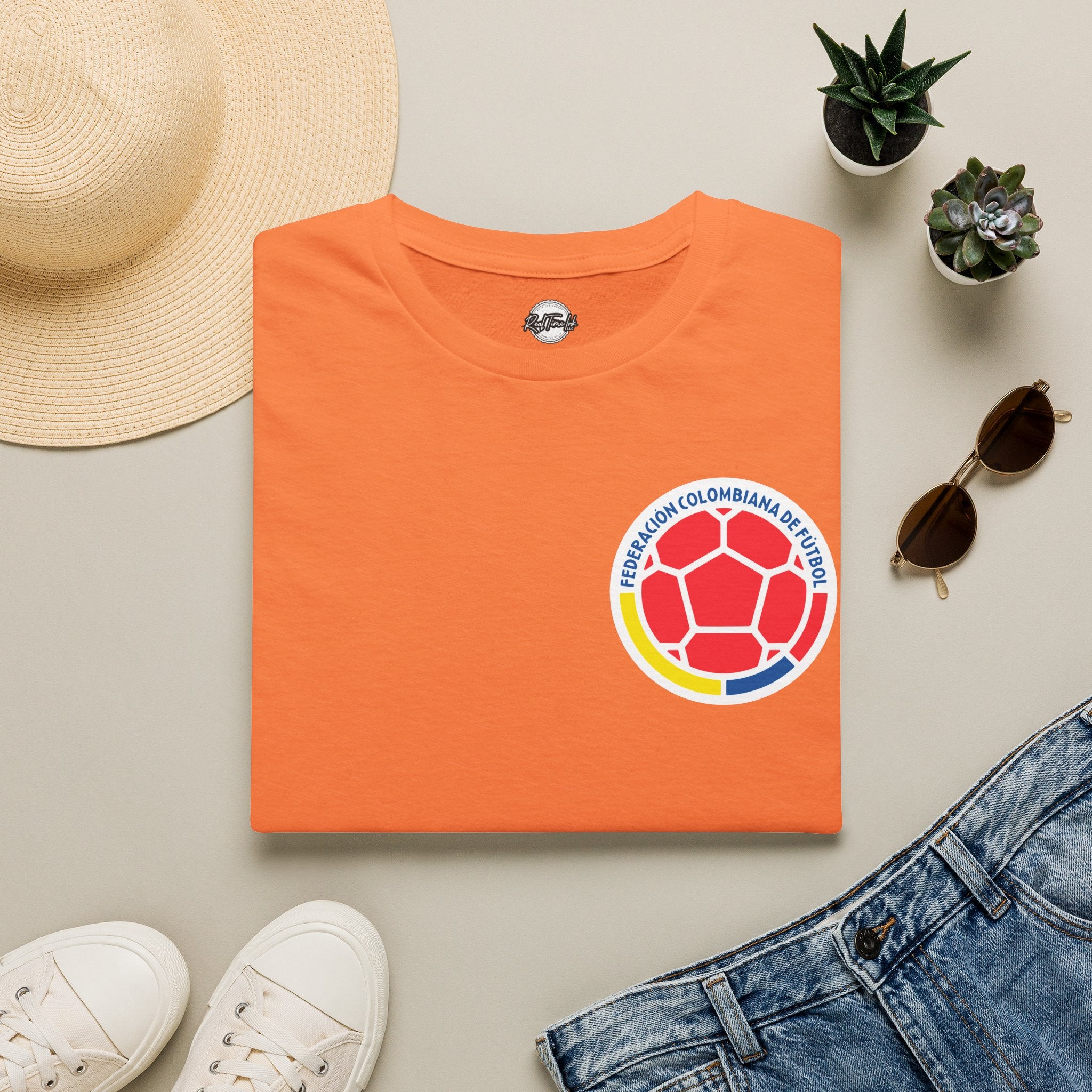 T-Shirt — Colombian Football Emblem Tee (Federación Colombiana de Fútbol)