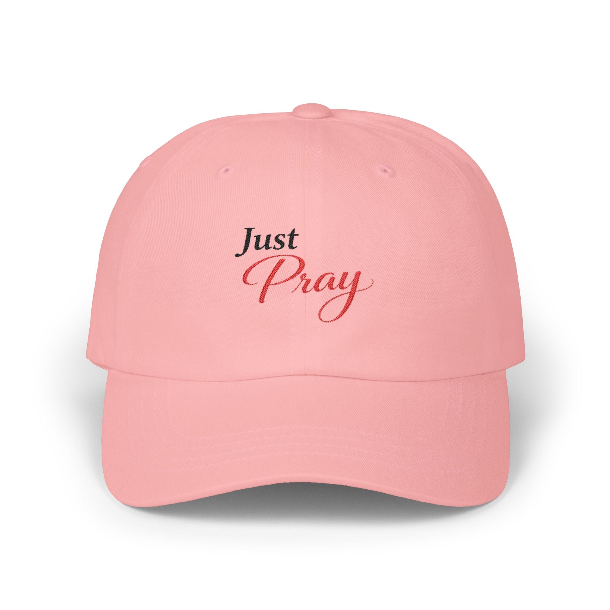 "Just Pray" Dad Cap Embroidered Christian Baseball Hat