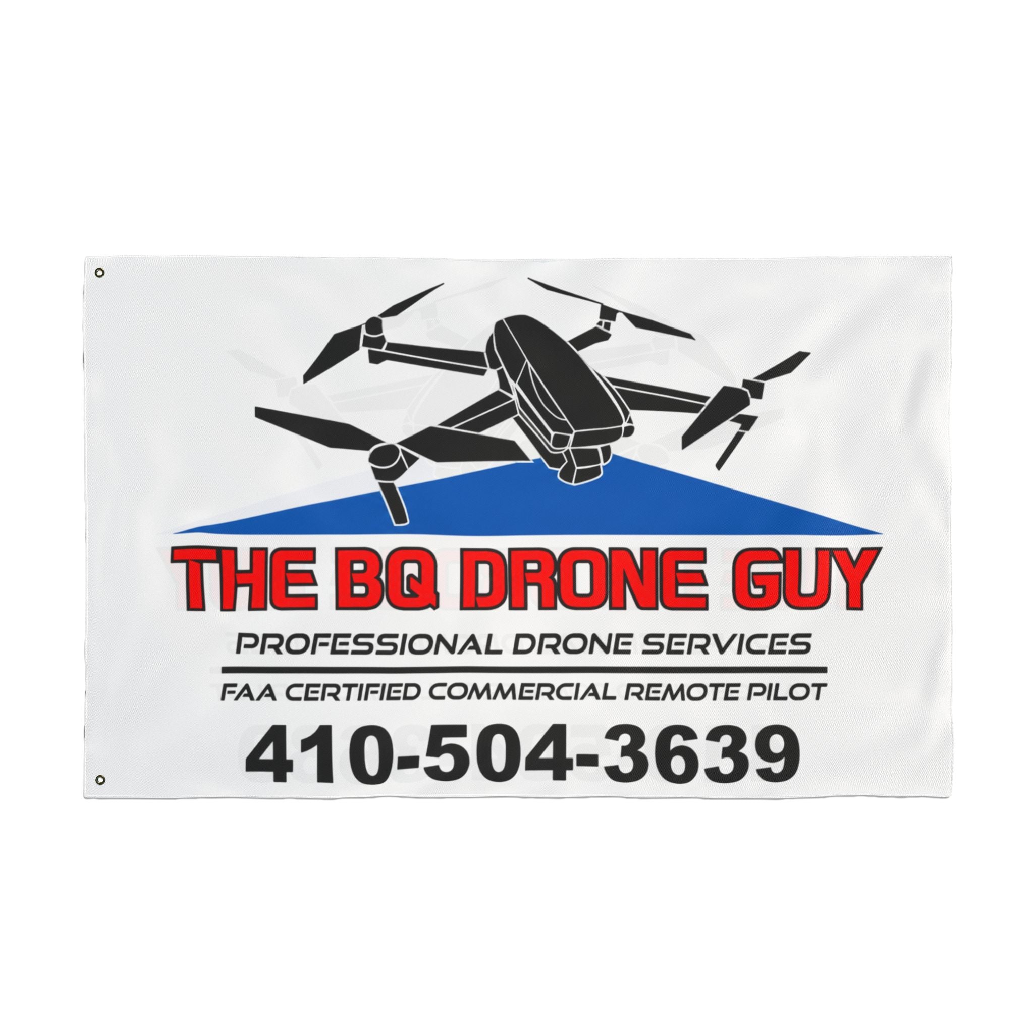 The BQ Drone Guy Double-Sided Flag