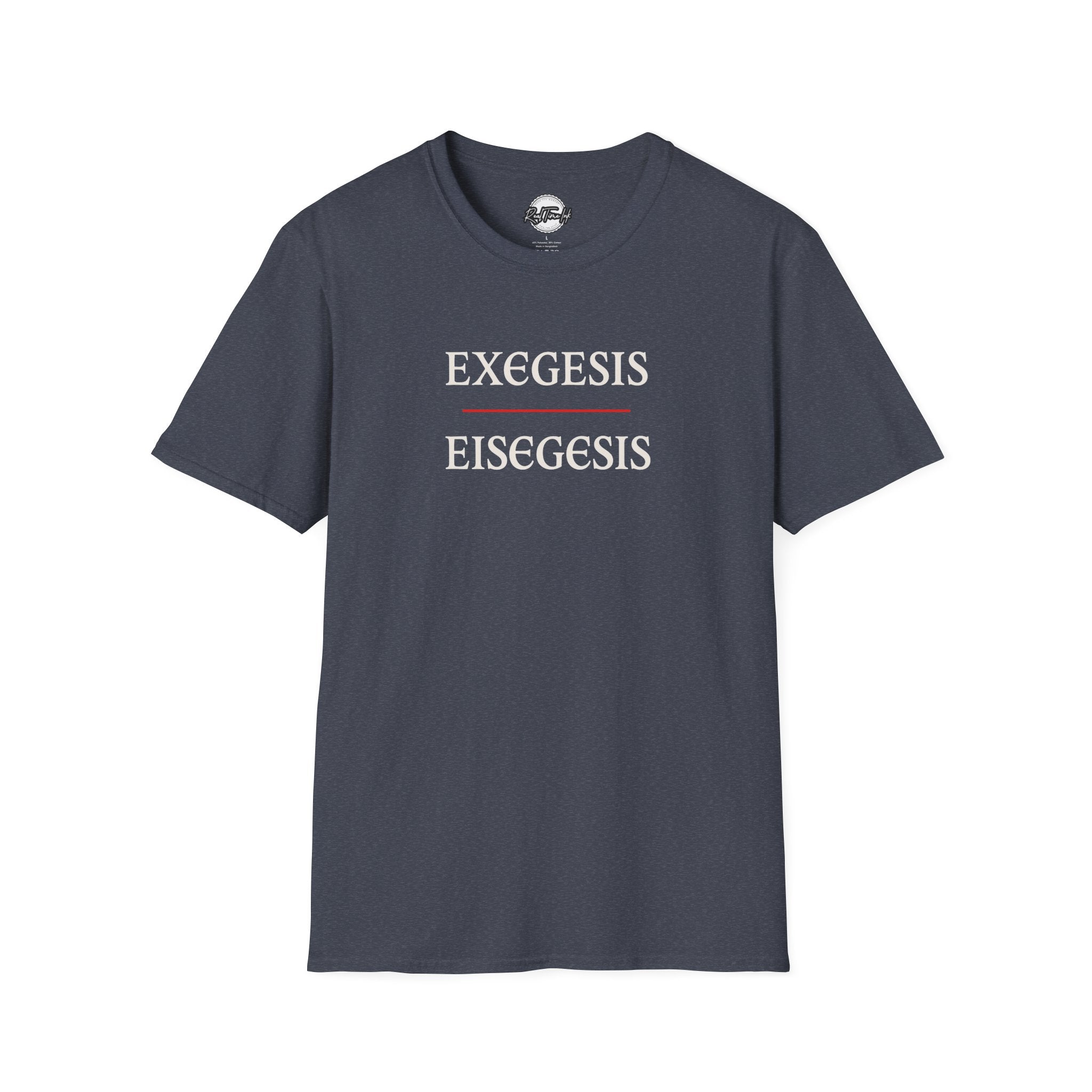 Scholarly Exegesis Tee | Unisex Casual Shirt, Philosophy Gift, Academic Wear, Literature Lover Gift, Study T-Shirt