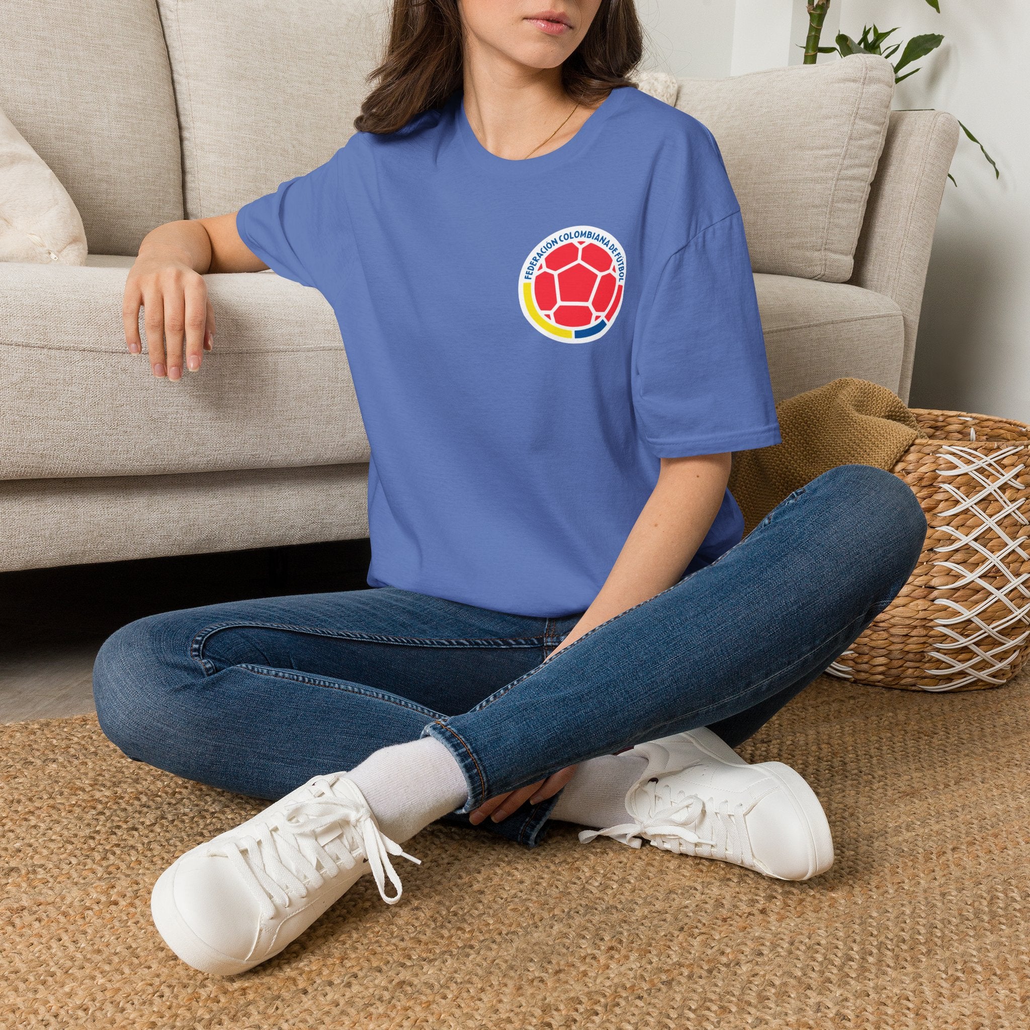 T-Shirt — Colombian Football Emblem Tee (Federación Colombiana de Fútbol)