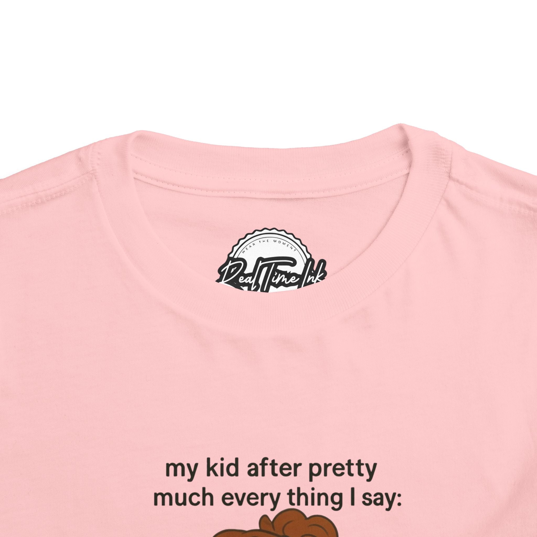 Whimsical Toddler Tee - "WHHHAAATTT??" Fun Kids T-Shirt, Playful Gift, Birthday, Everyday Wear, Humor Clothing