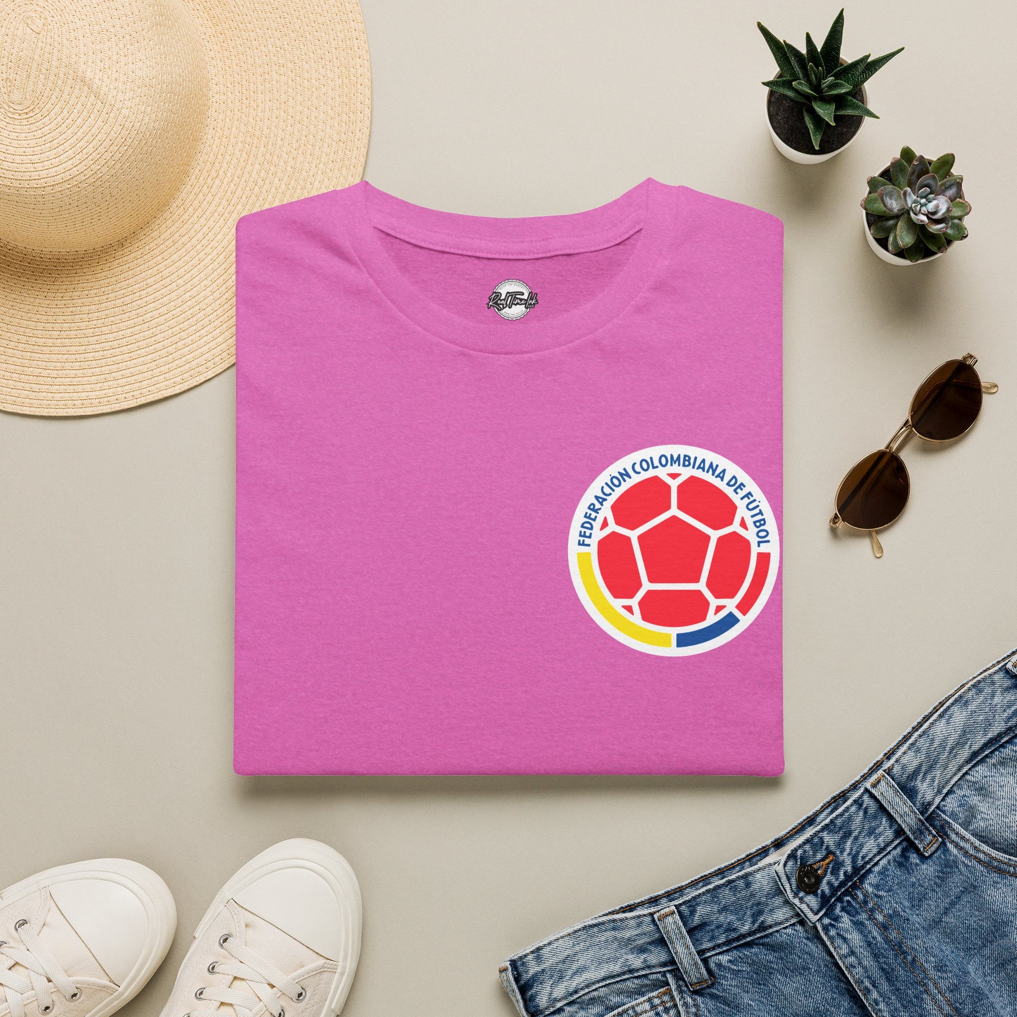 T-Shirt — Colombian Football Emblem Tee (Federación Colombiana de Fútbol)