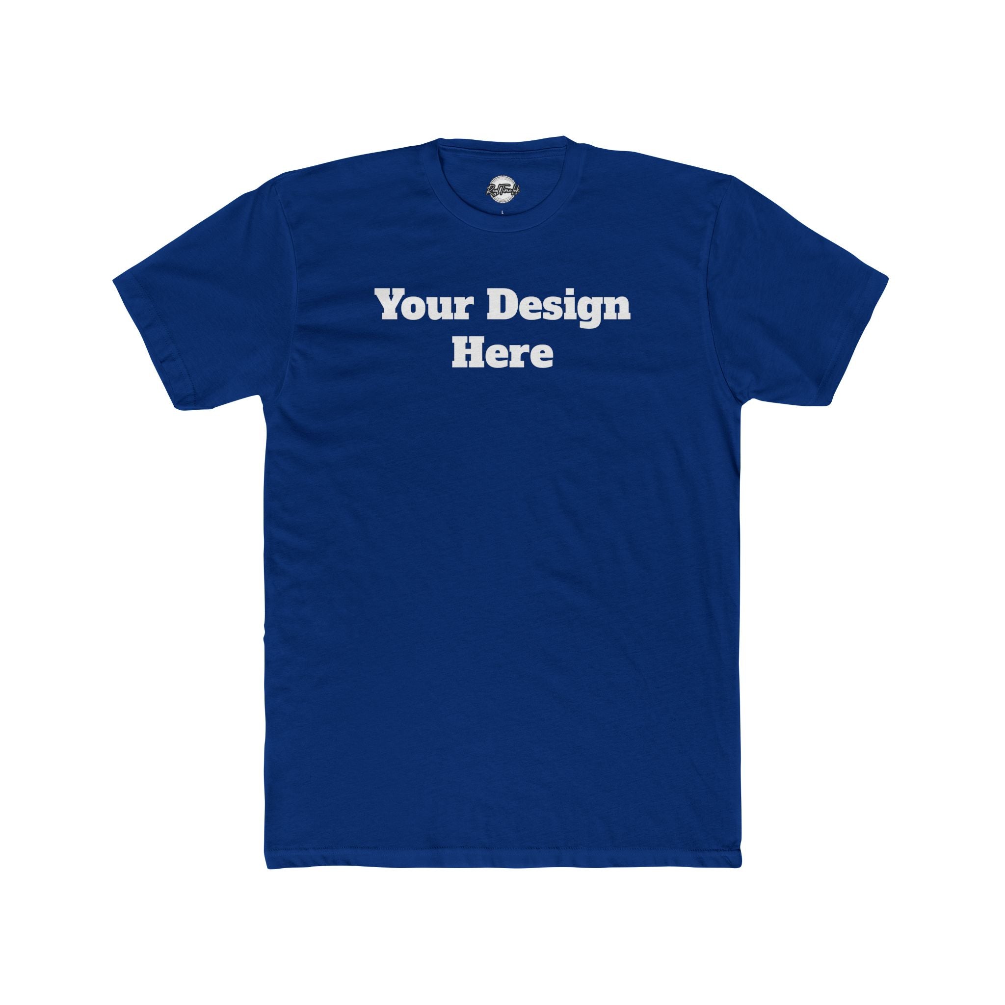 Custom unisex Cotton Crew Tee