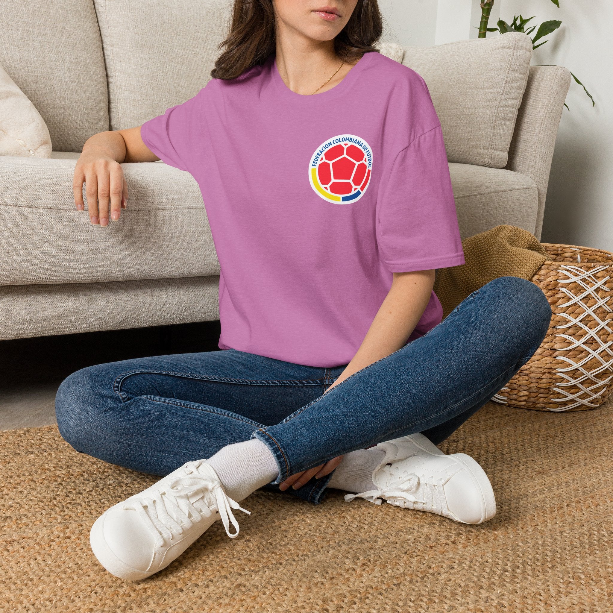 T-Shirt — Colombian Football Emblem Tee (Federación Colombiana de Fútbol)