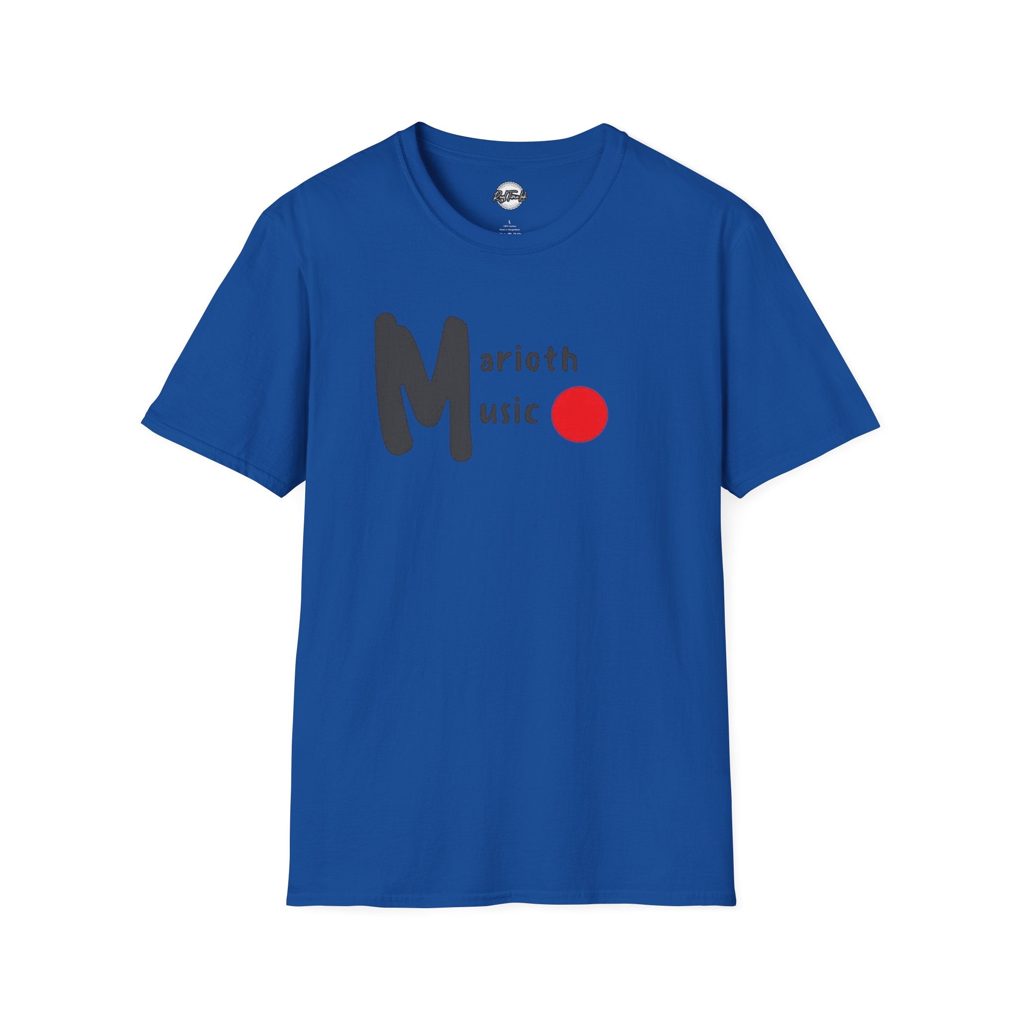 Marioth Music Logo Tee (Bold 'M' with Red Dot)