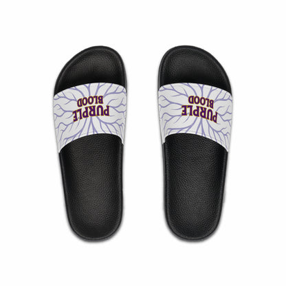 Slide Sandals - Purple Blood Design