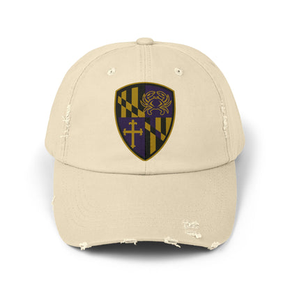 Distressed Cap - Purple Blood Design